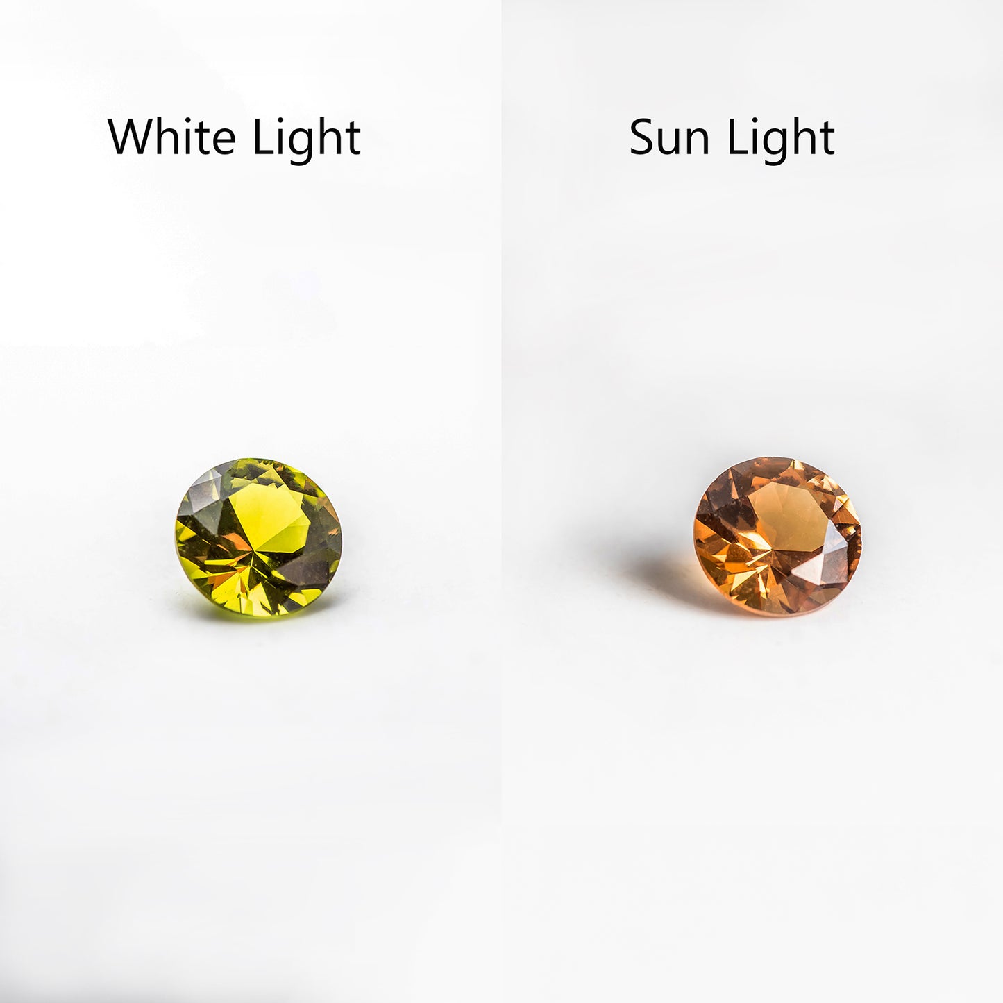 Nanosital #ANZ-1536 Diaspore Zultanite Color Change Round 8 mm, 10 mm