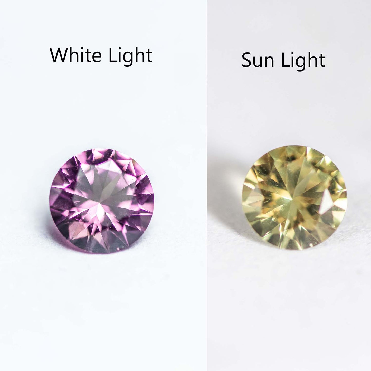 Nanosital #A-2708 Color Change Round 6 mm