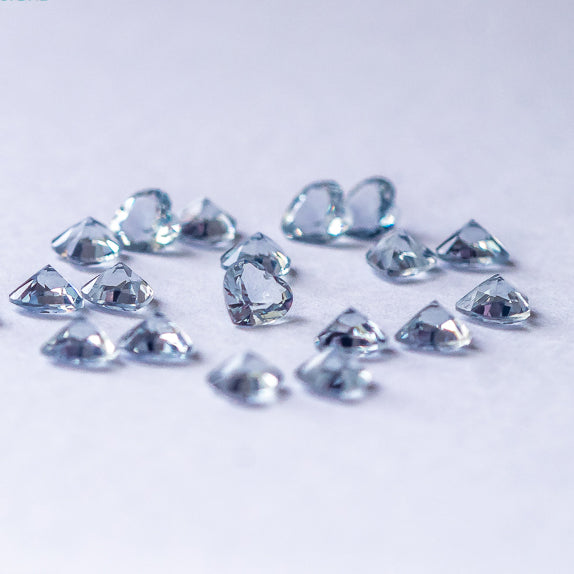 Nanosital Multiple colors Heart 5 mm