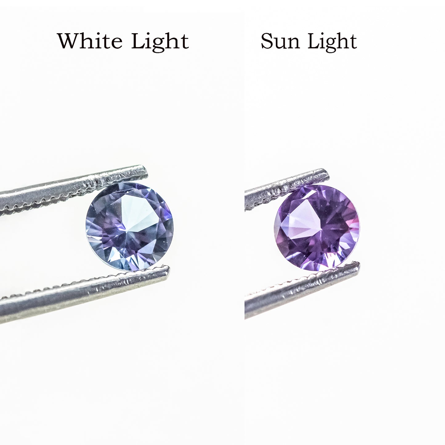 Nanosital #E-114 Color Change Round 6 mm