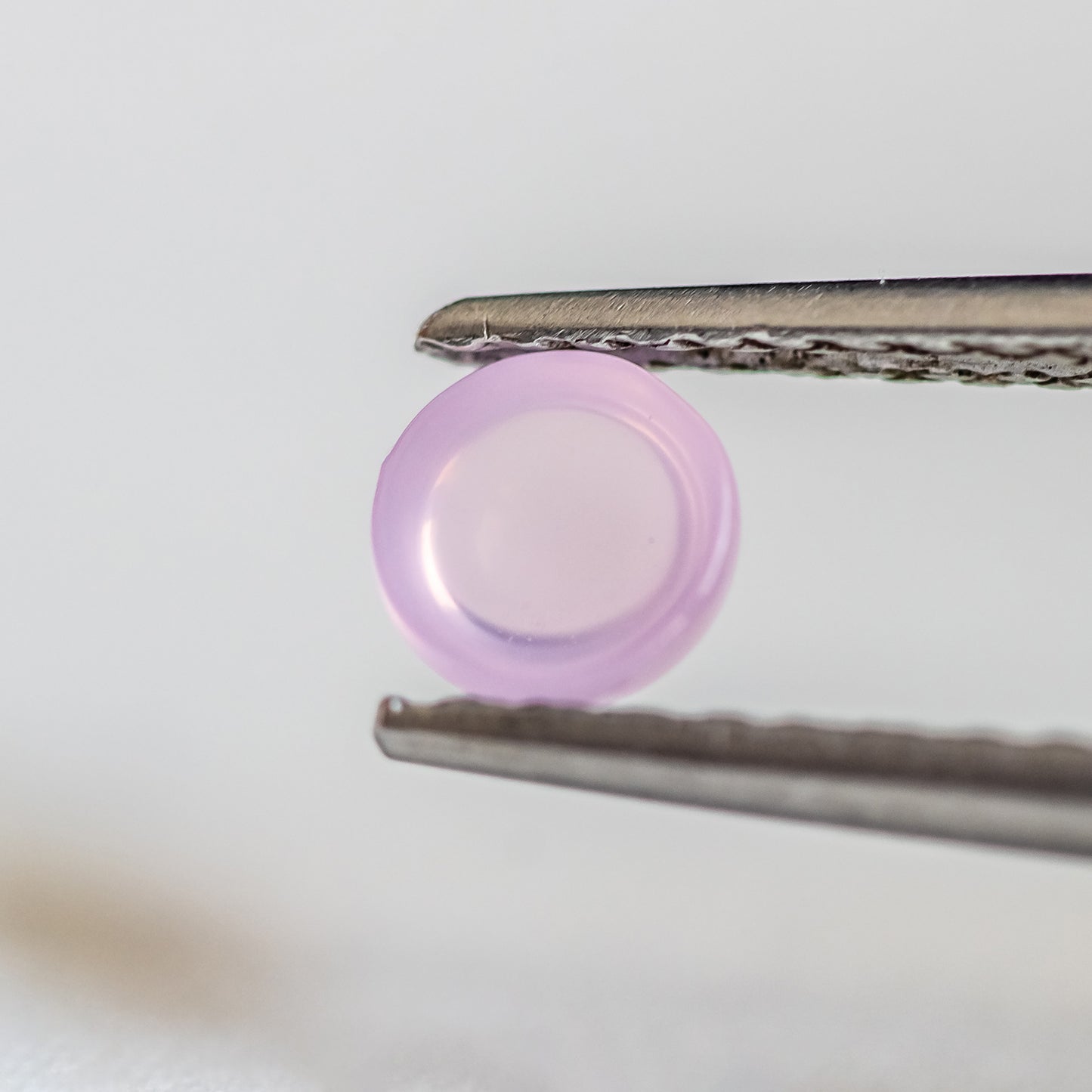 Nanosital #E-196/1 Pink Quartz Round Cabochon 6 mm