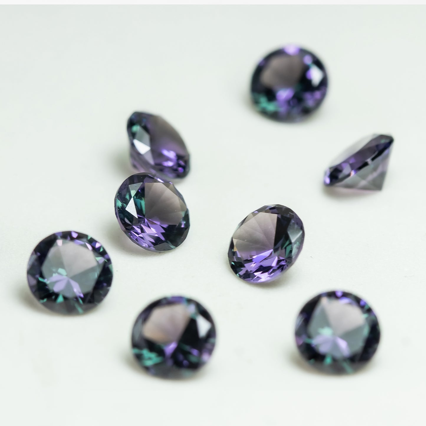Nanosital #E-156 Color Change Round 6 mm , 6.5 mm, 7 mm