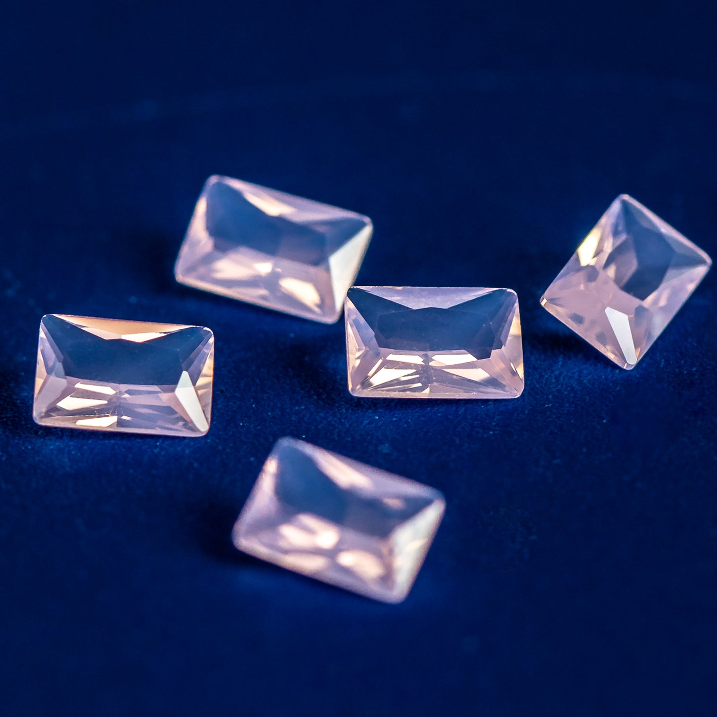 Nanosital #002 Pink Opal Baguette 5*3 mm