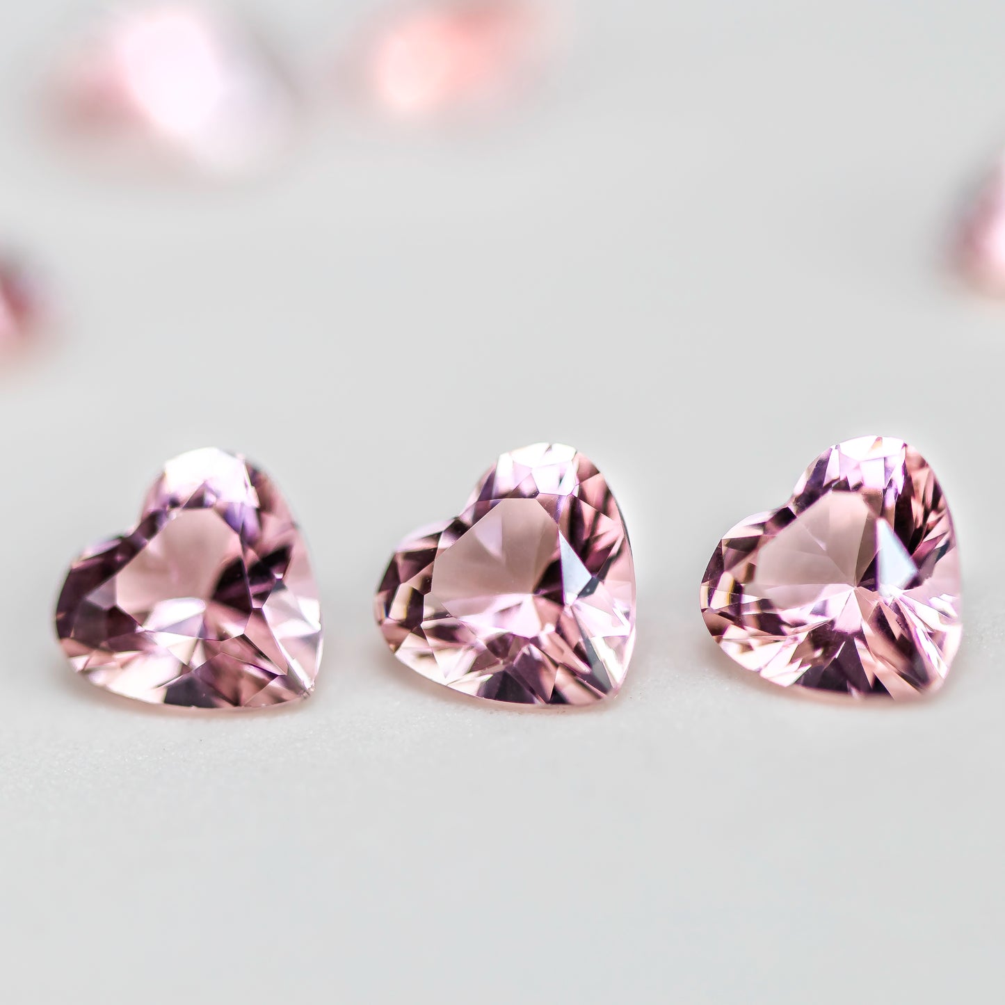 Nanosital Light Pink Heart 7 mm, 6 mm
