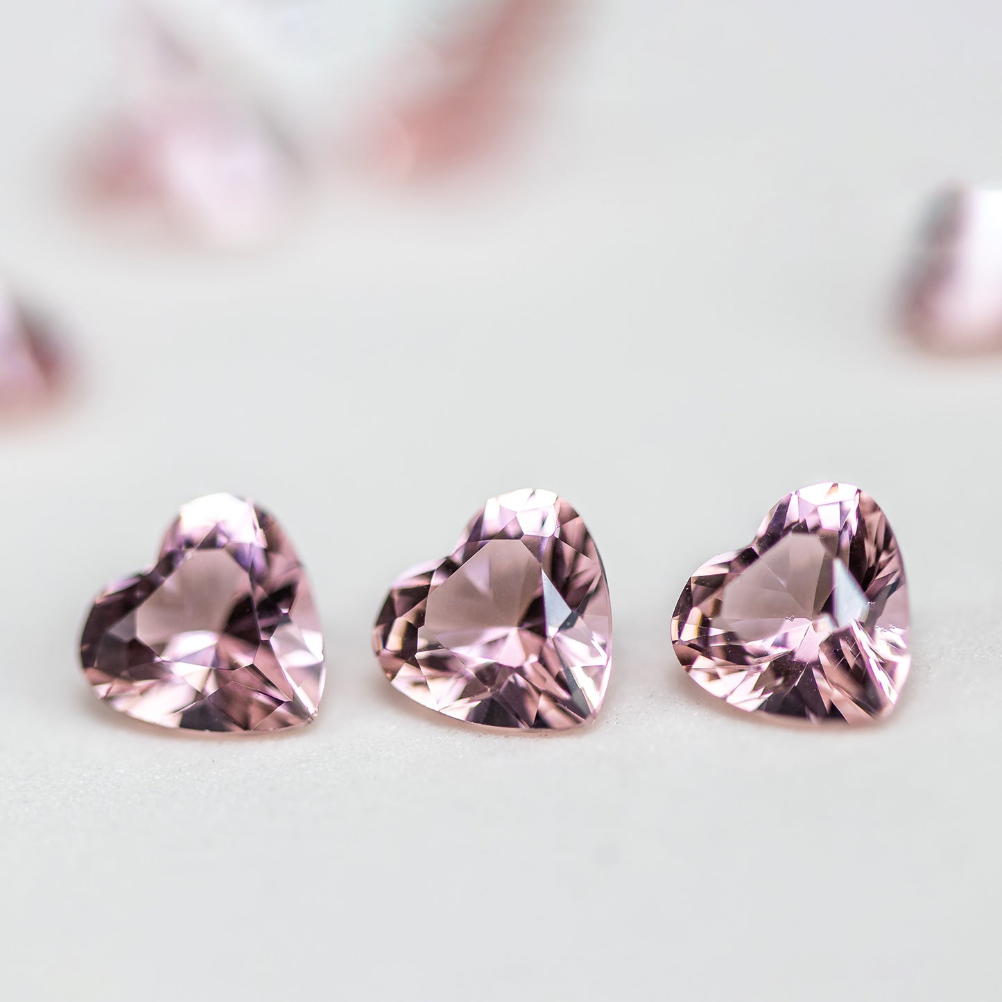 Nanosital Light Pink Heart 7 mm, 6 mm