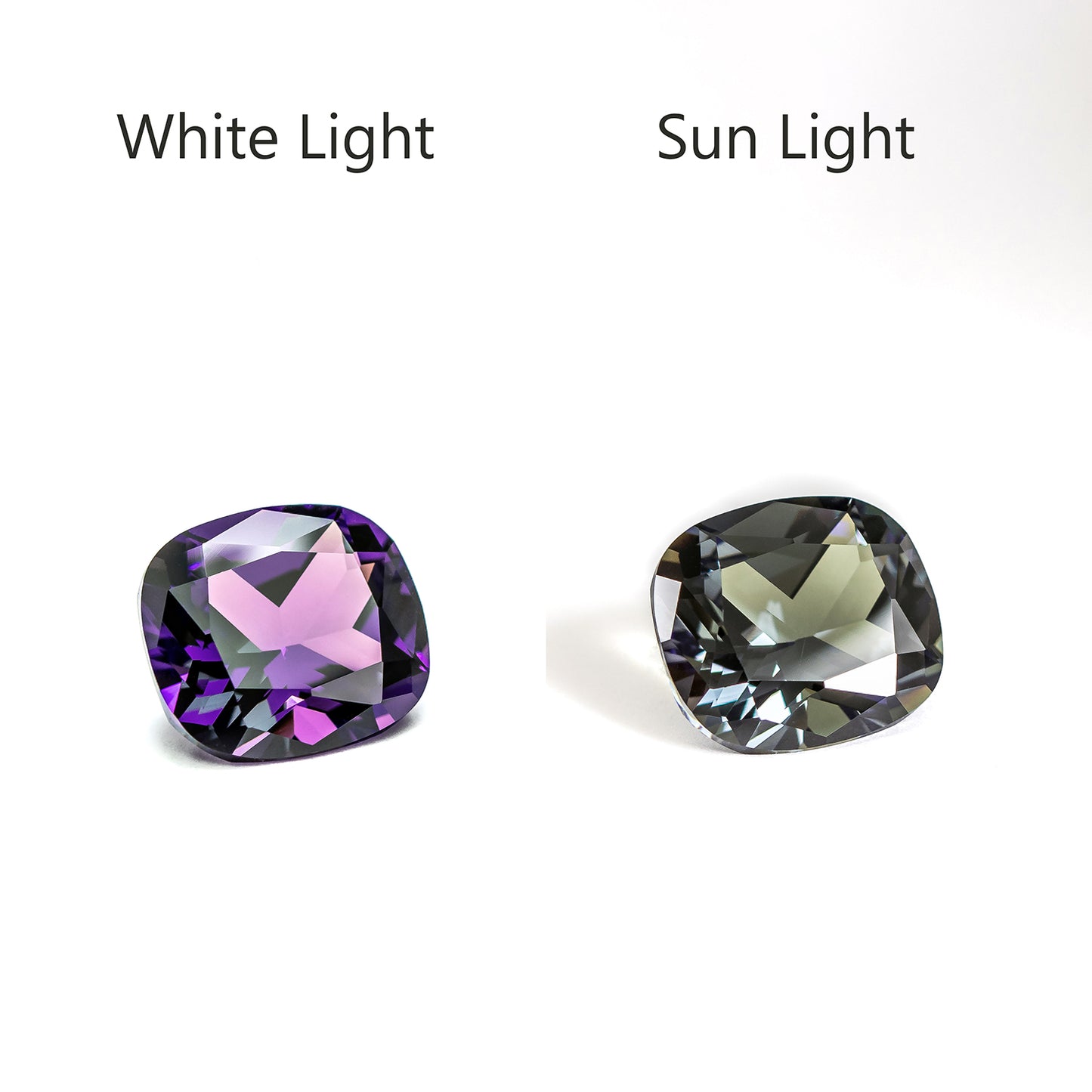 Nanosital #A-2869 Color Change Cushion 16*14 mm
