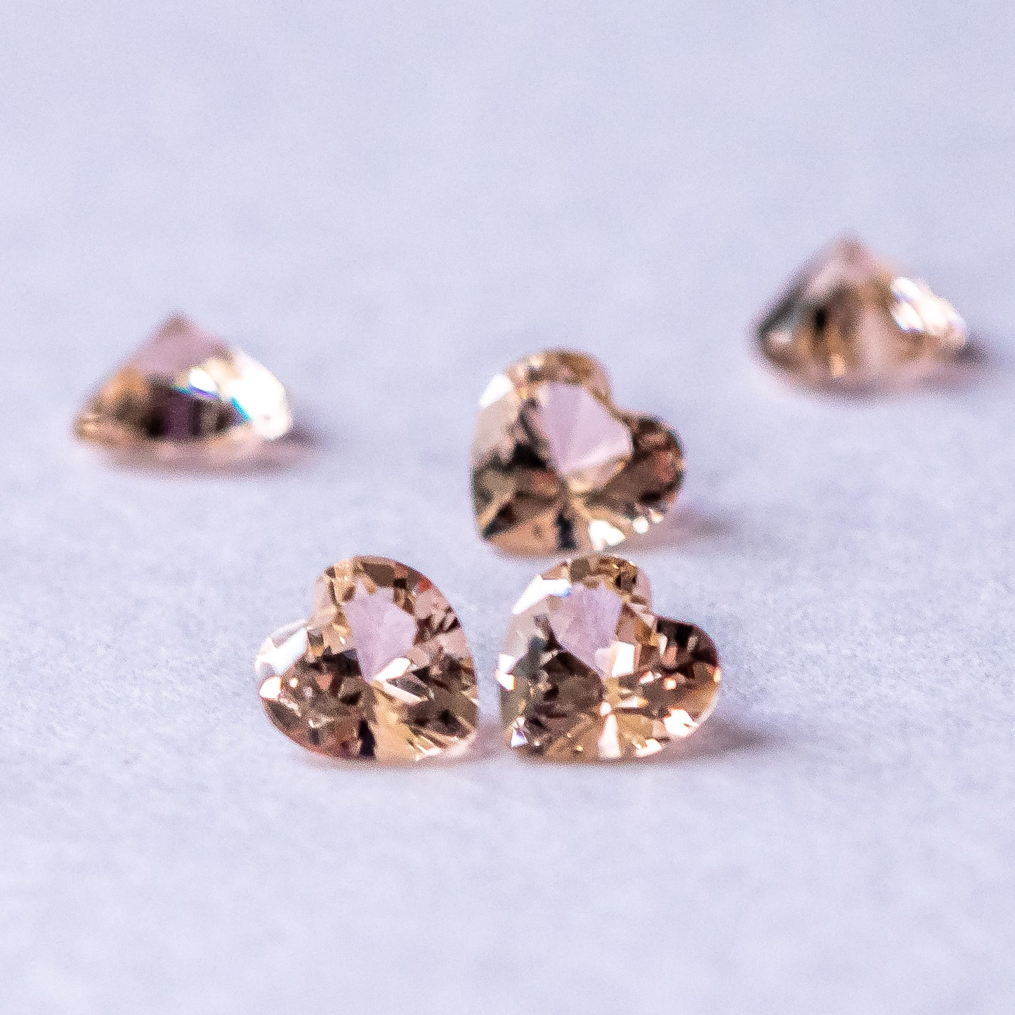 Nanosital Multiple colors Heart 5 mm