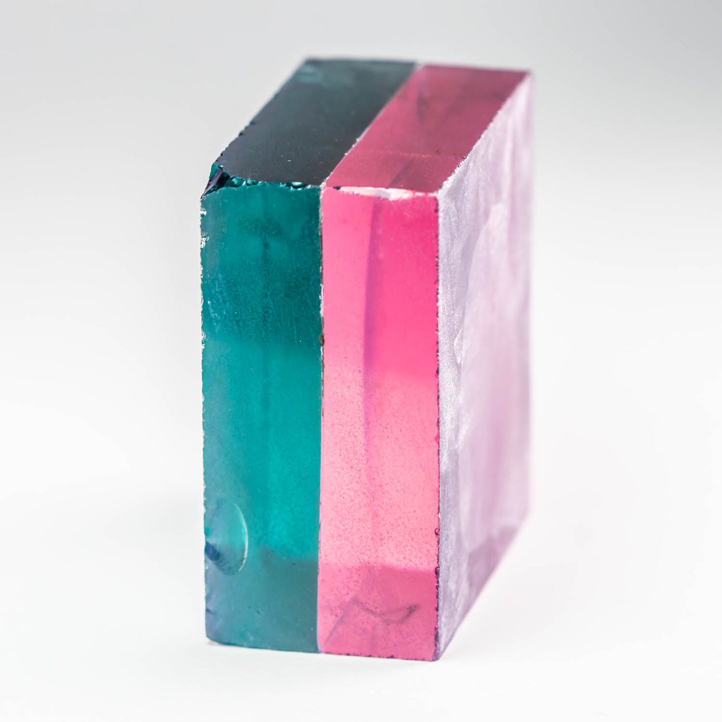 Nanosital Bi-color #A-3674 + #A-108/B Pink-Blue rough 0.212 kg