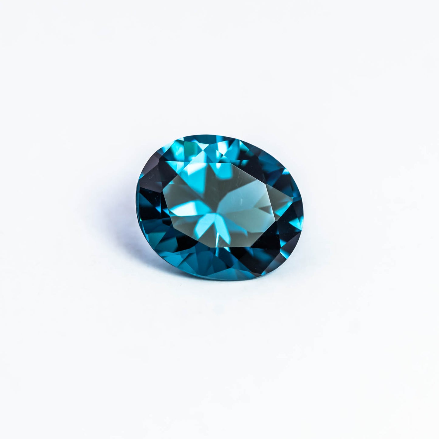 Nanosital #46 Topaz London Blue Medium Oval 14*12 mm, 12*10 mm
