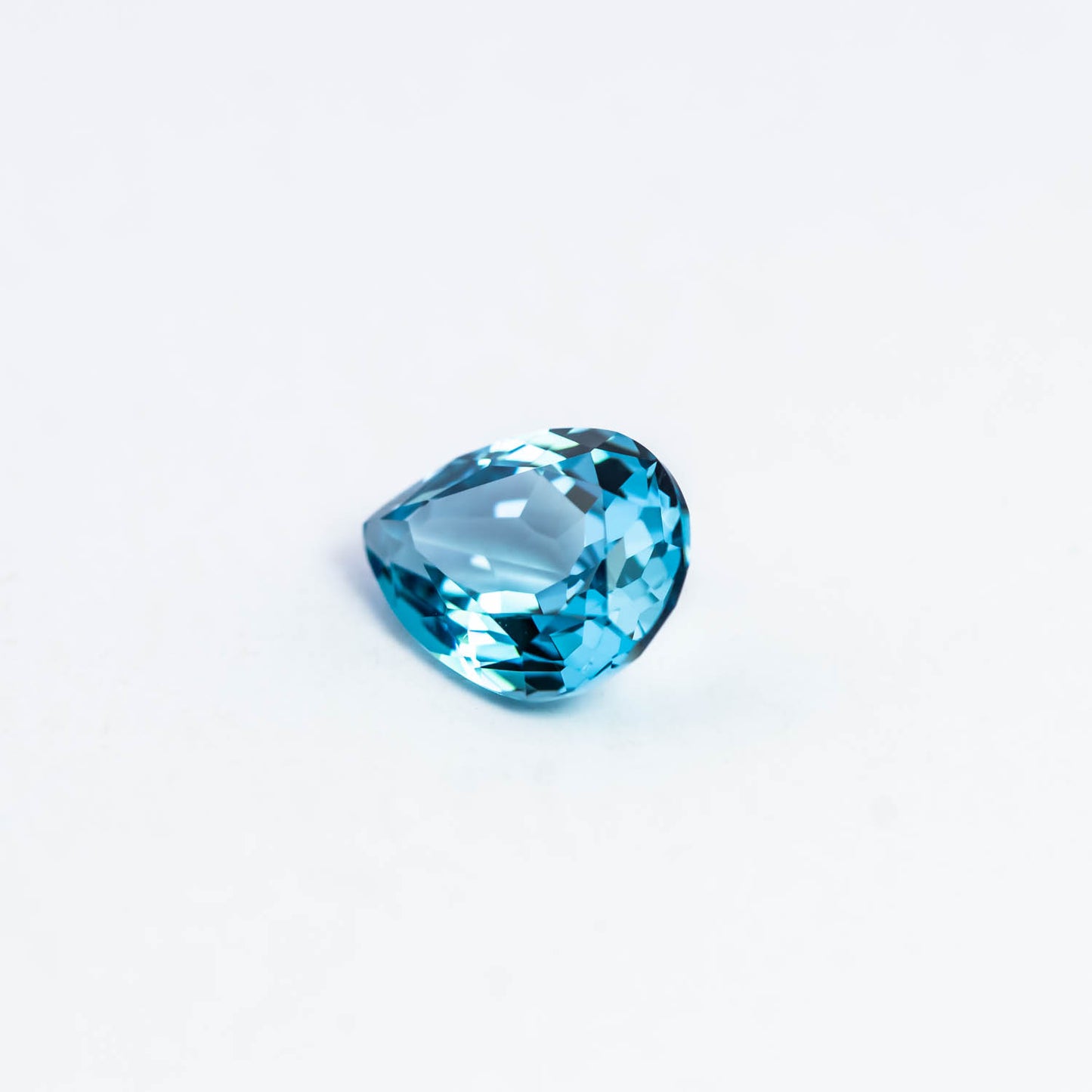 Nanosital #A-111 Topaz Sky Blue Pear 10*8 mm