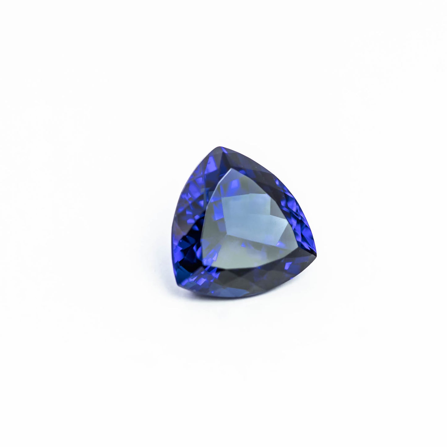 Nanosital #A-475 Sapphire Blue Dark Trillion 10*10 mm