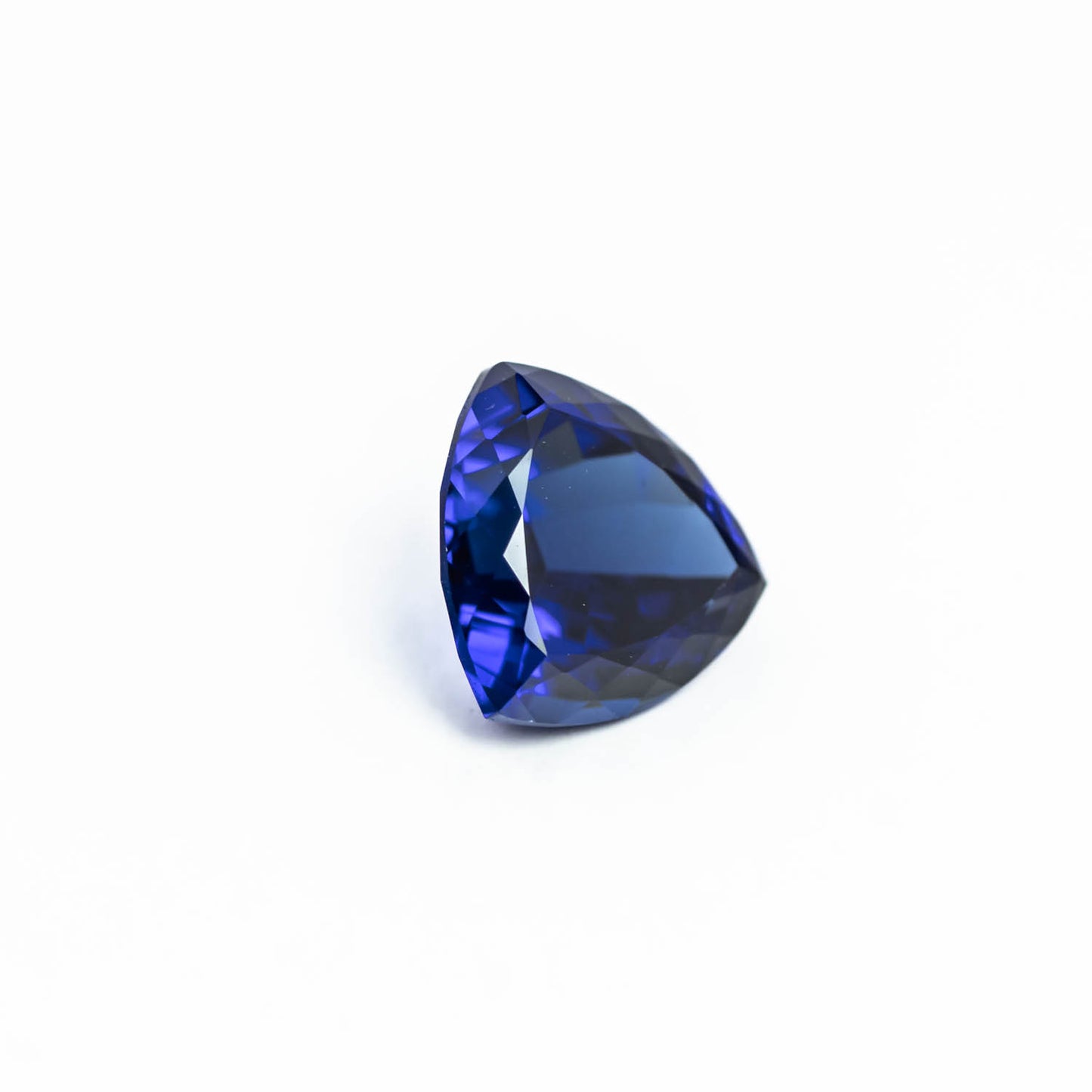 Nanosital #A-475 Sapphire Blue Dark Trillion 10*10 mm