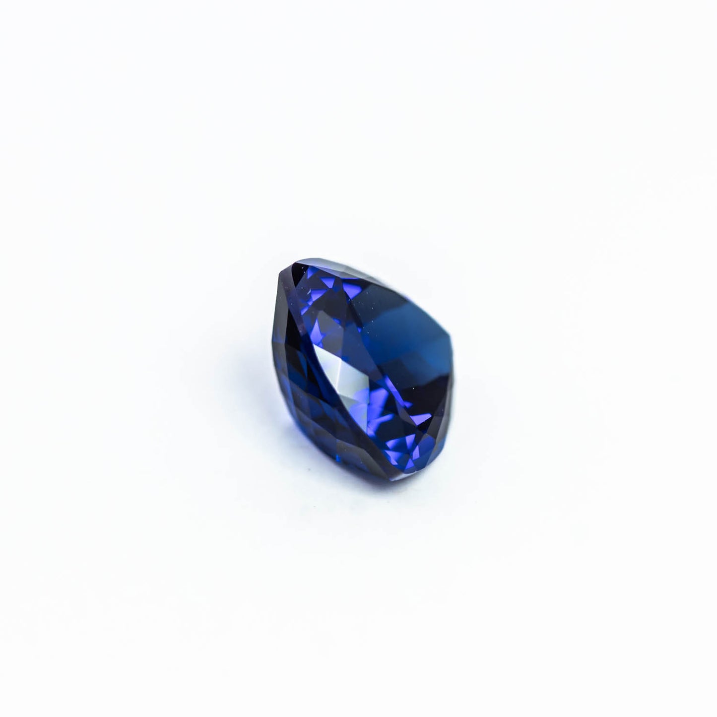 Nanosital #A-475 Sapphire Blue Dark Trillion 10*10 mm