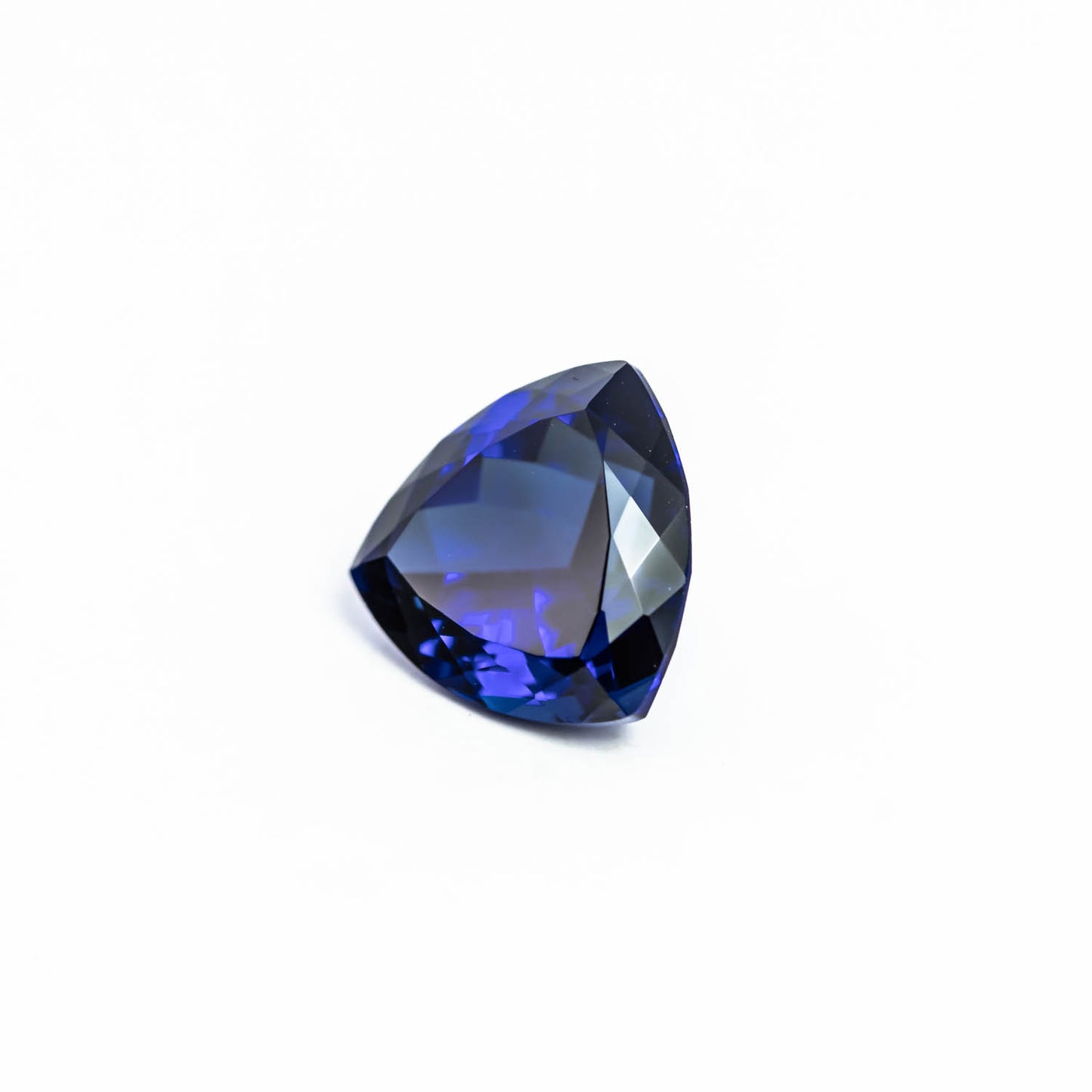 Nanosital #A-475 Sapphire Blue Dark Trillion 10*10 mm