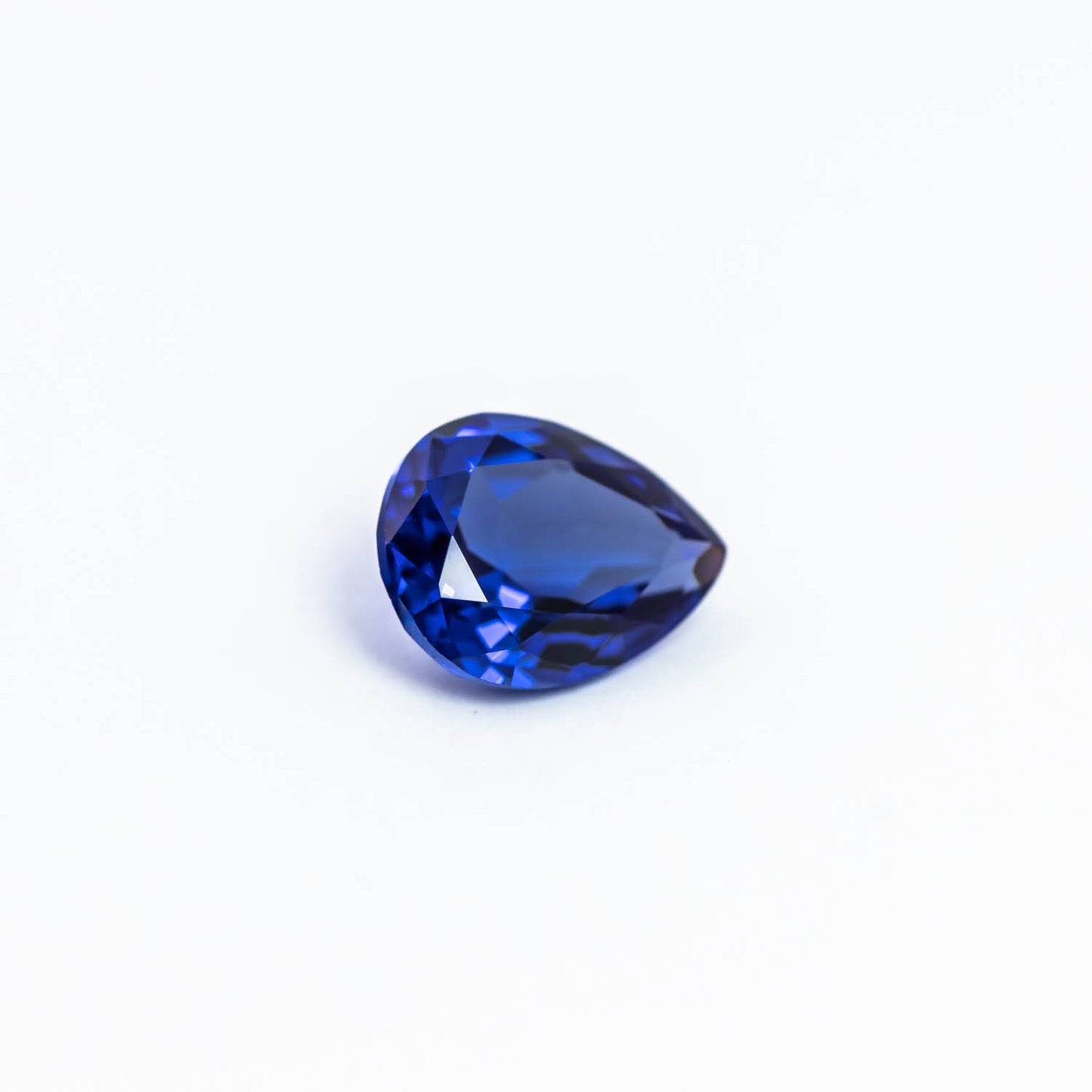 Nanosital #A-597 Sapphire Blue Medium Pear 10*8 mm