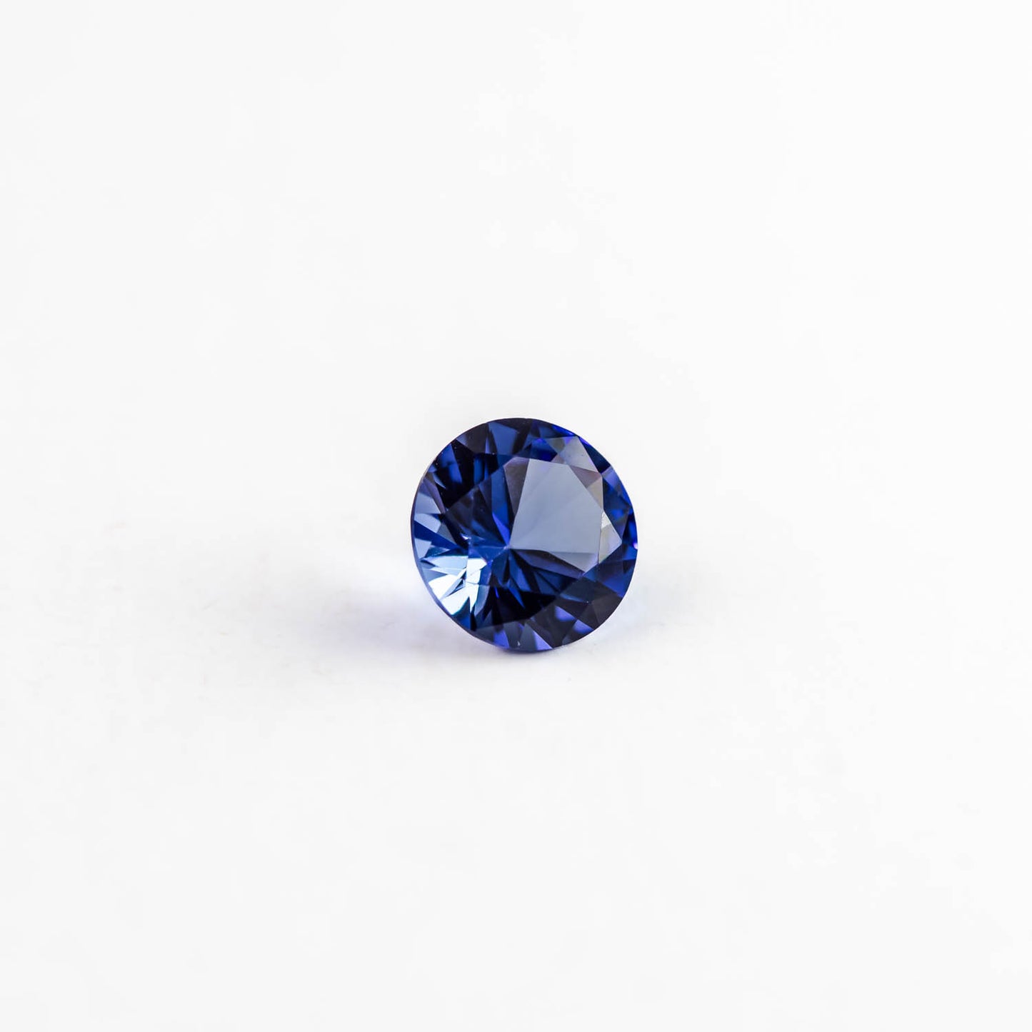 Nanosital #A-597 Sapphire Blue Medium Round 6.5 mm, 8 mm
