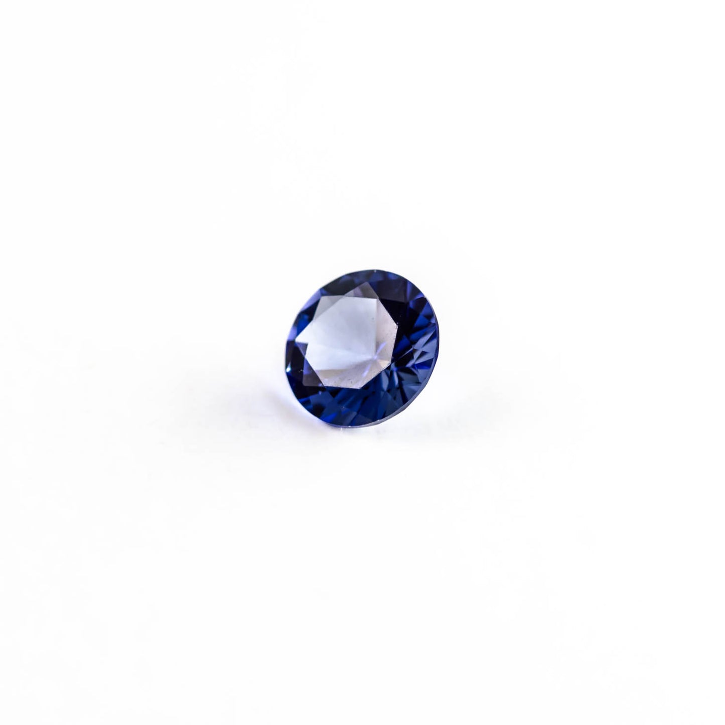 Nanosital #A-597 Sapphire Blue Medium Round 6.5 mm, 8 mm