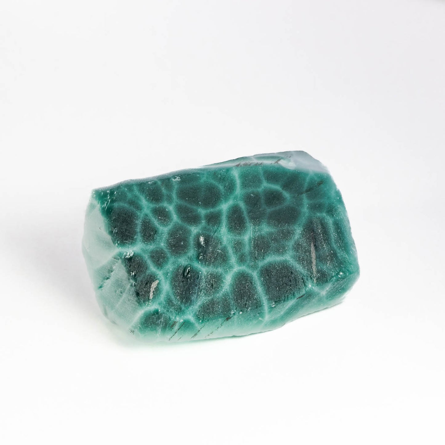 Nanosital #A-8677 Cat's eye Green rough 0.081 kg