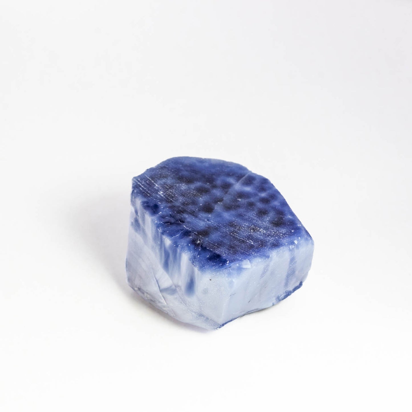 Nanosital #A-8618 Cat's eye Sapphire Blue rough 0.048 kg
