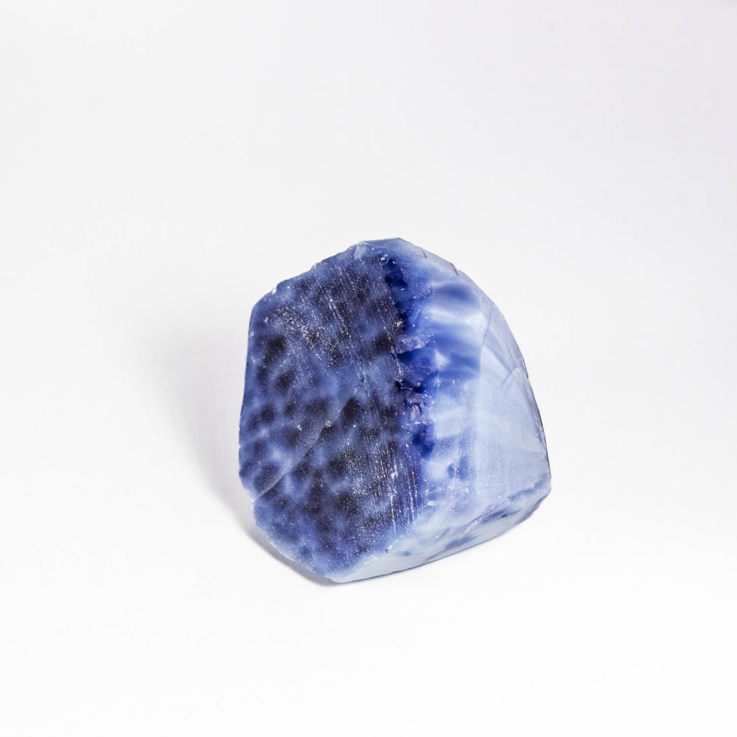 Nanosital #A-8618 Cat's eye Sapphire Blue rough 0.048 kg