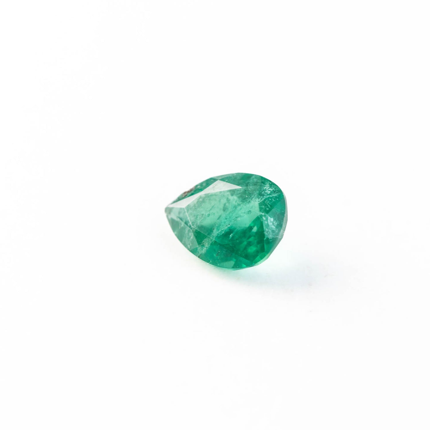 Nanosital #Z-22 Emerald with inclusions Pear 10*7.5 mm