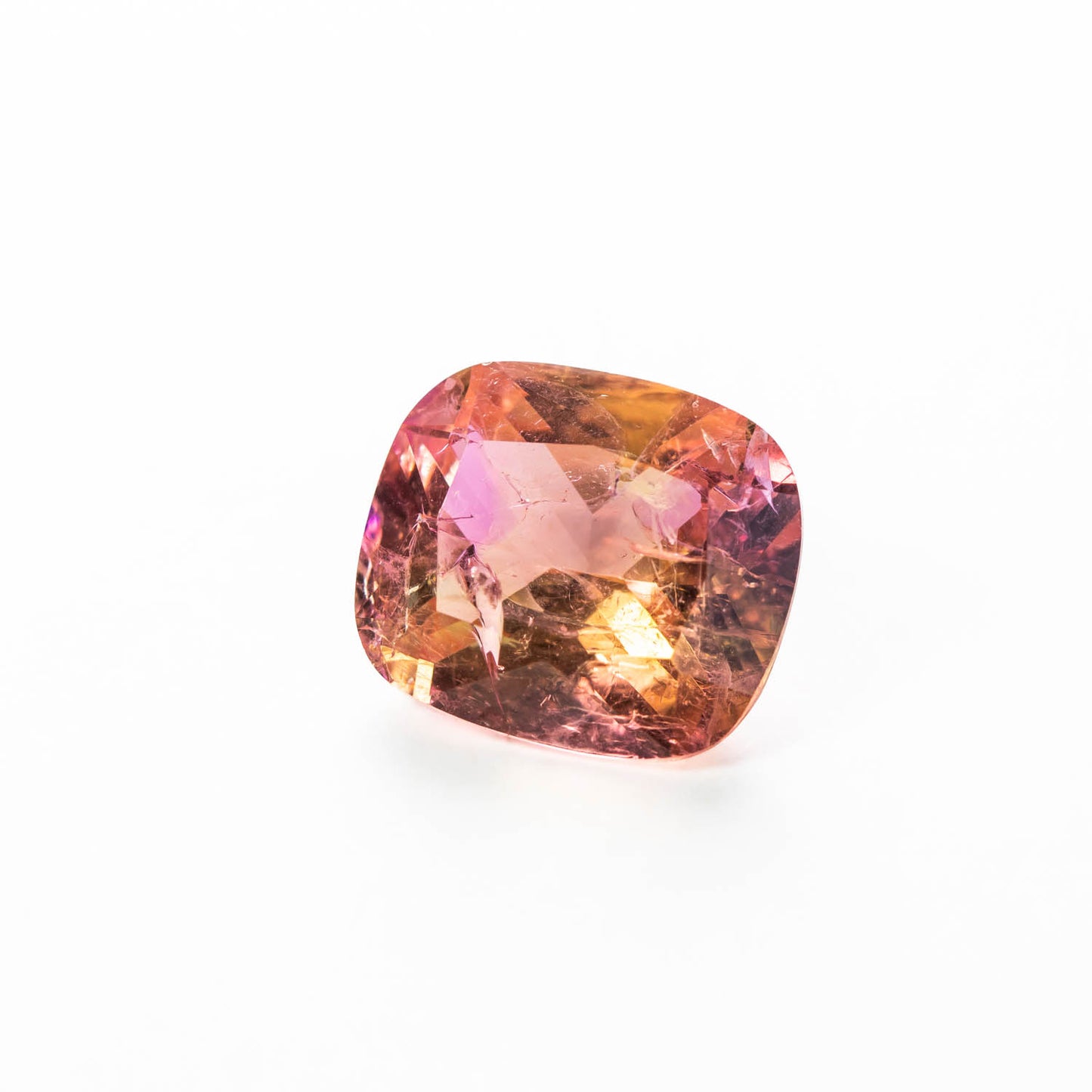 Nanosital #E-399+ A-8483 Yellow-Pink Mélange Cushion 16*14 mm