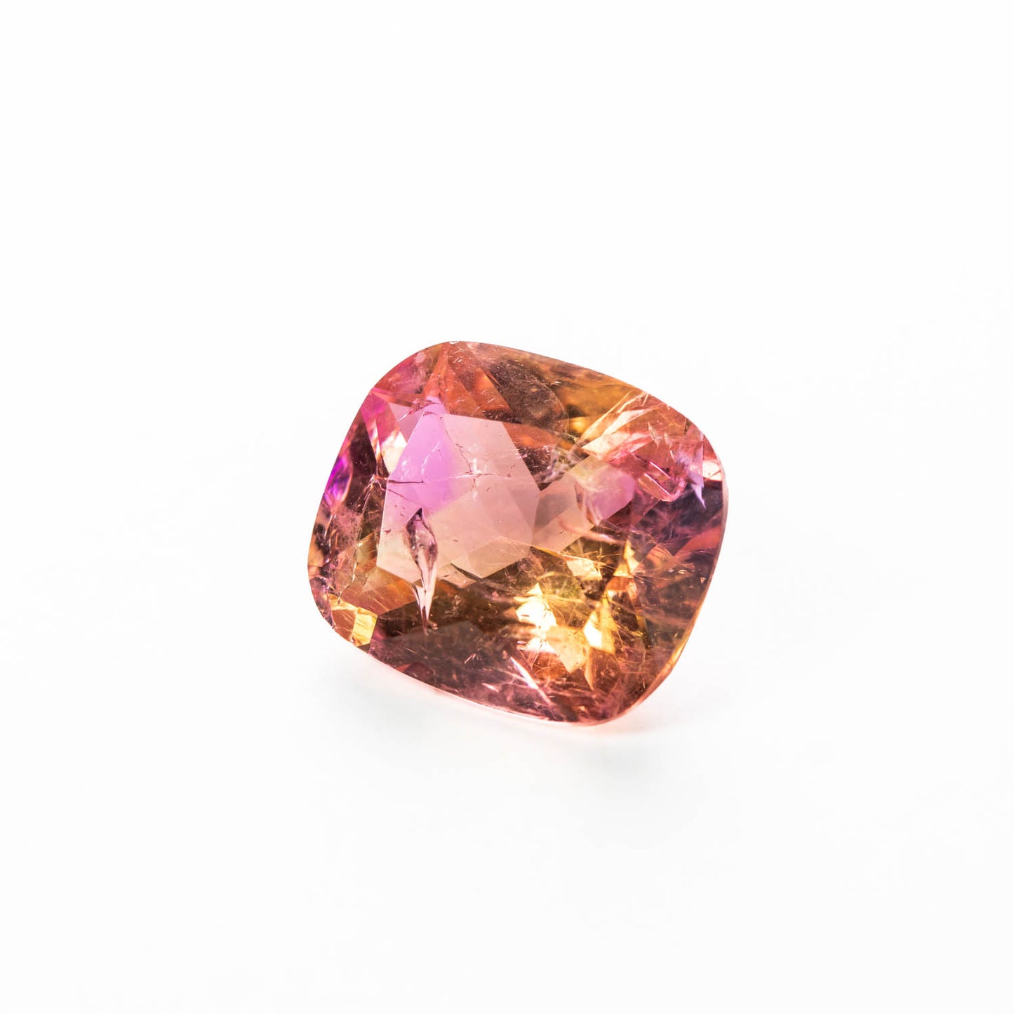 Nanosital #E-399+ A-8483 Yellow-Pink Mélange Cushion 16*14 mm