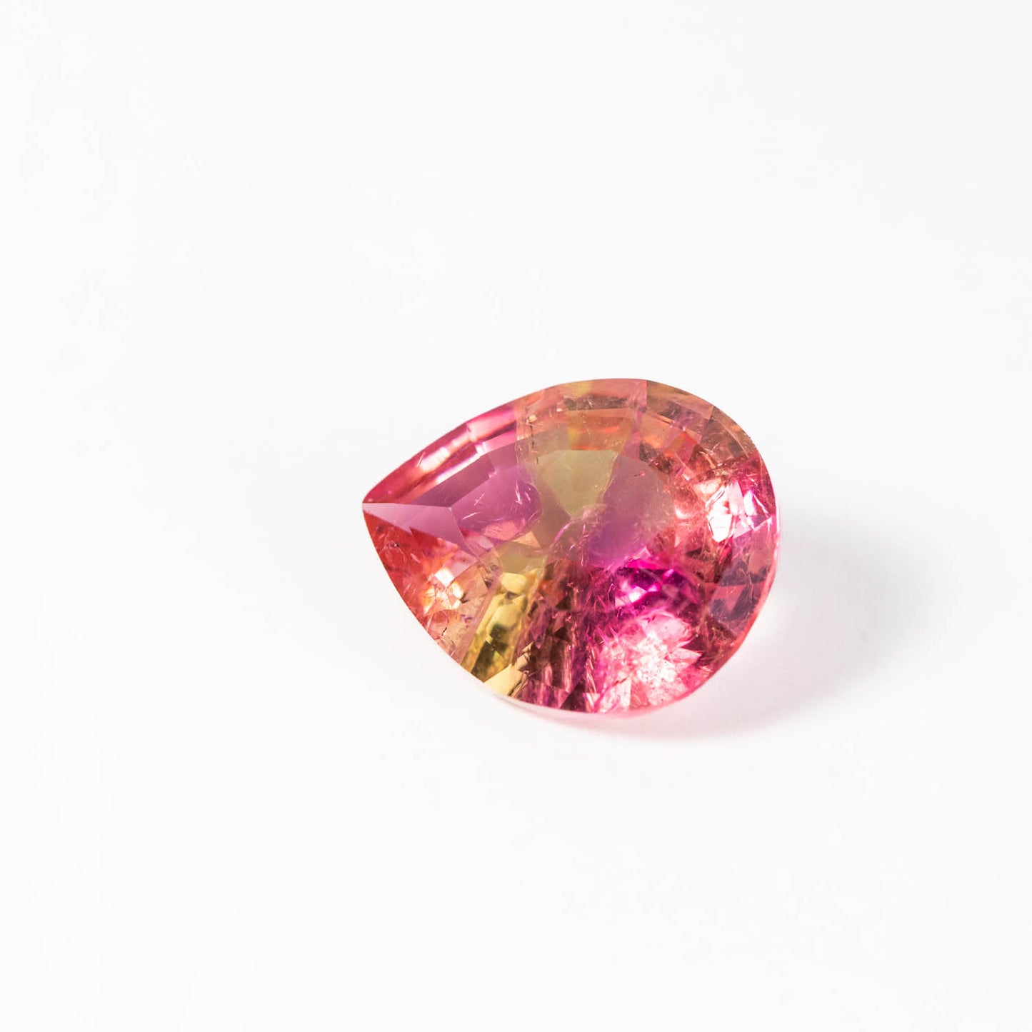 Nanosital #E-399+ A-8483 Yellow-Pink Mélange Pear 17*14 mm
