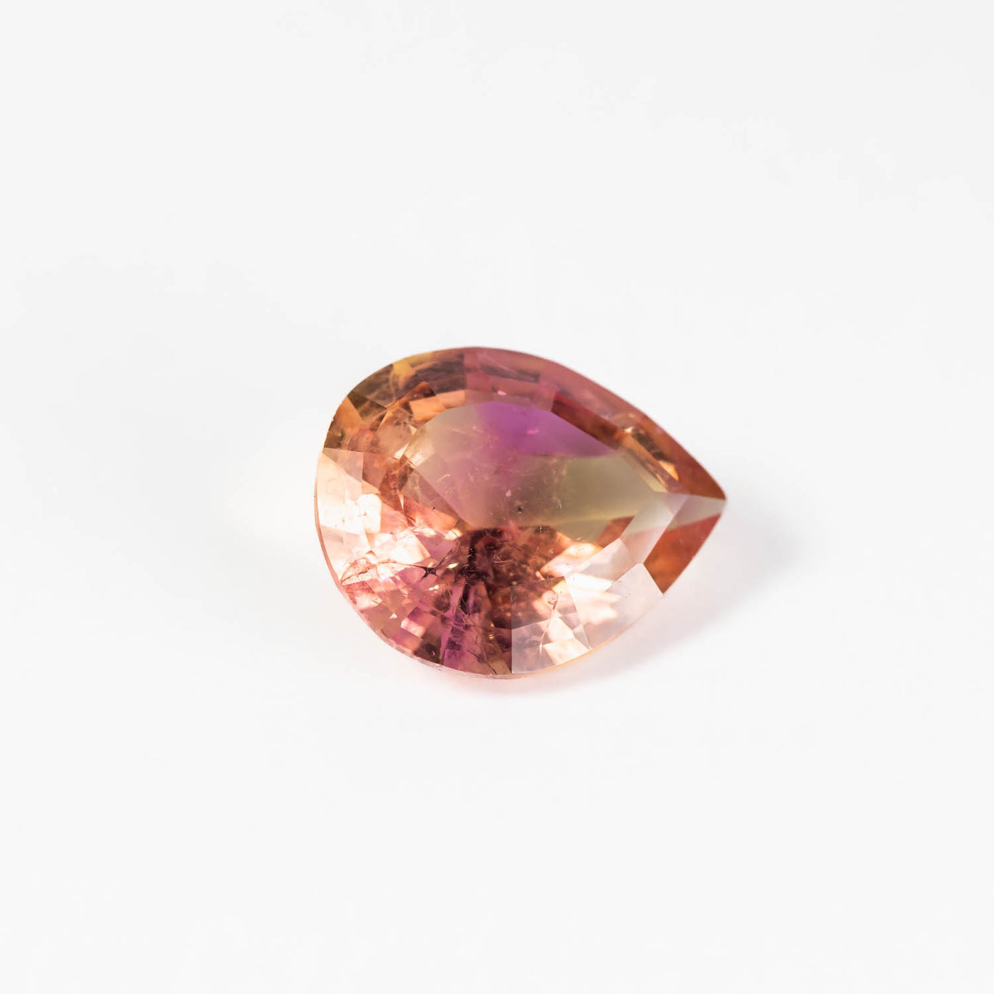 Nanosital #E-399+ A-8483 Yellow-Pink Mélange Pear 17*14 mm