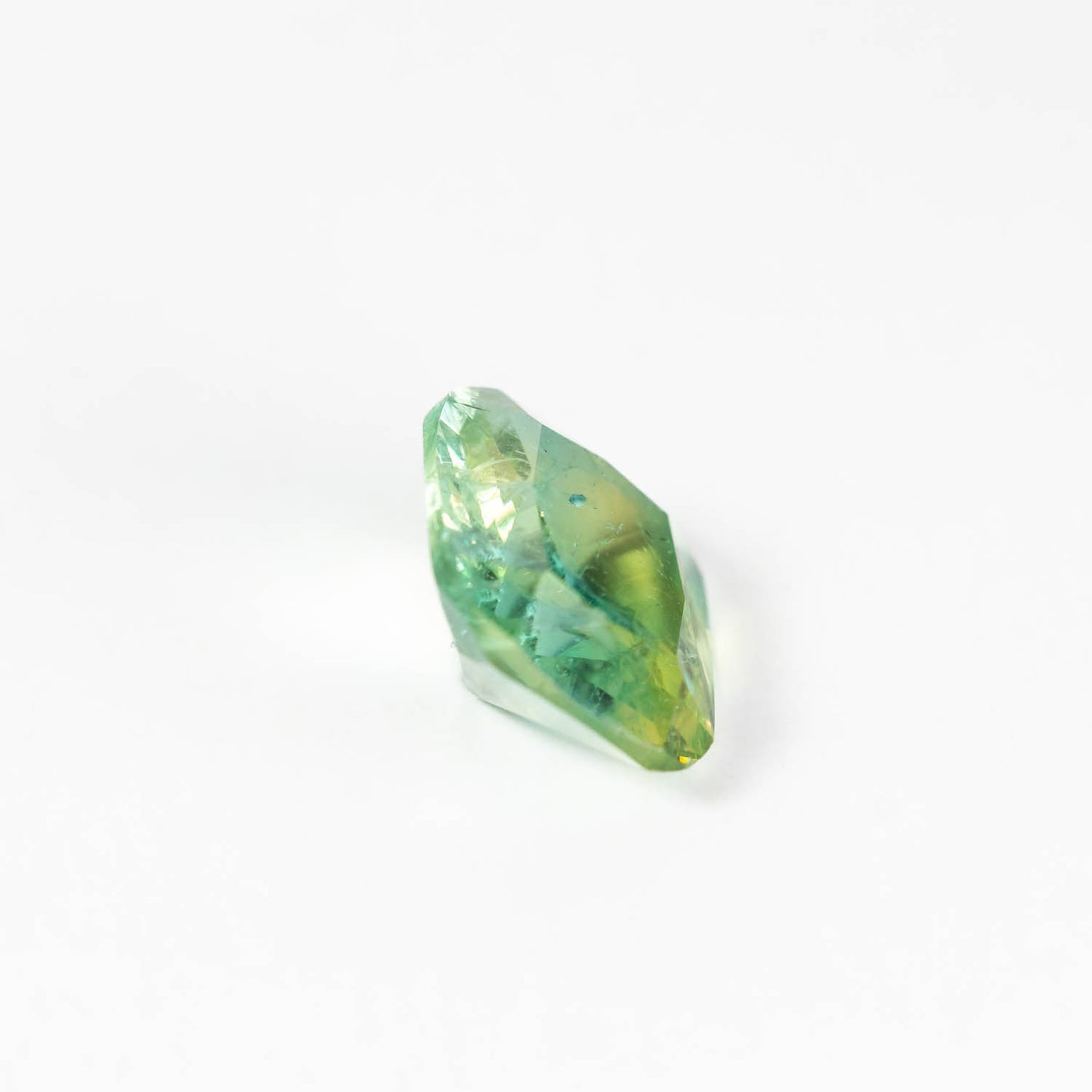 Nanosital #E-399 +A-108/B Yellow-Blue Mélange Cushion 16*14 mm