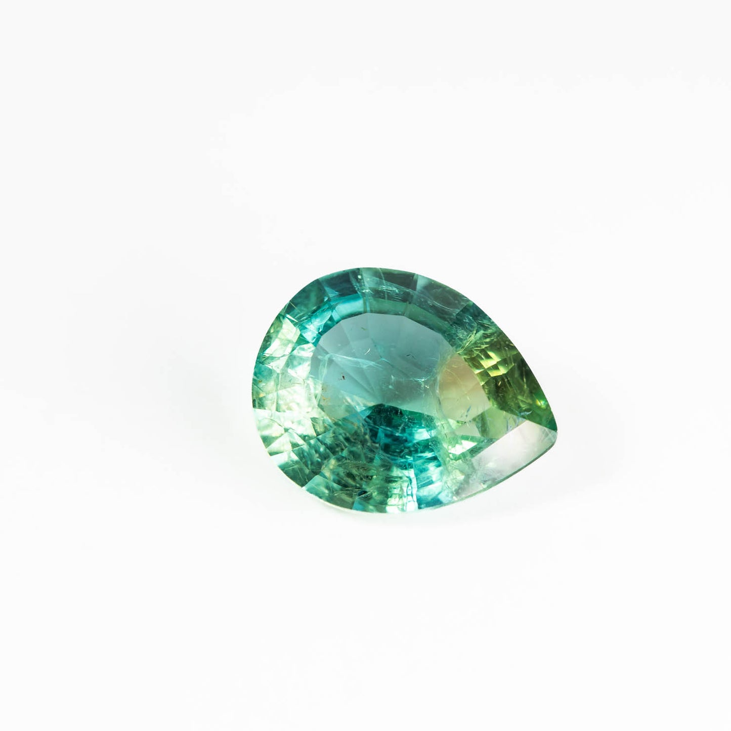 Nanosital #E-399 +A-108/B Yellow-Blue Mélange Pear 17*14 mm