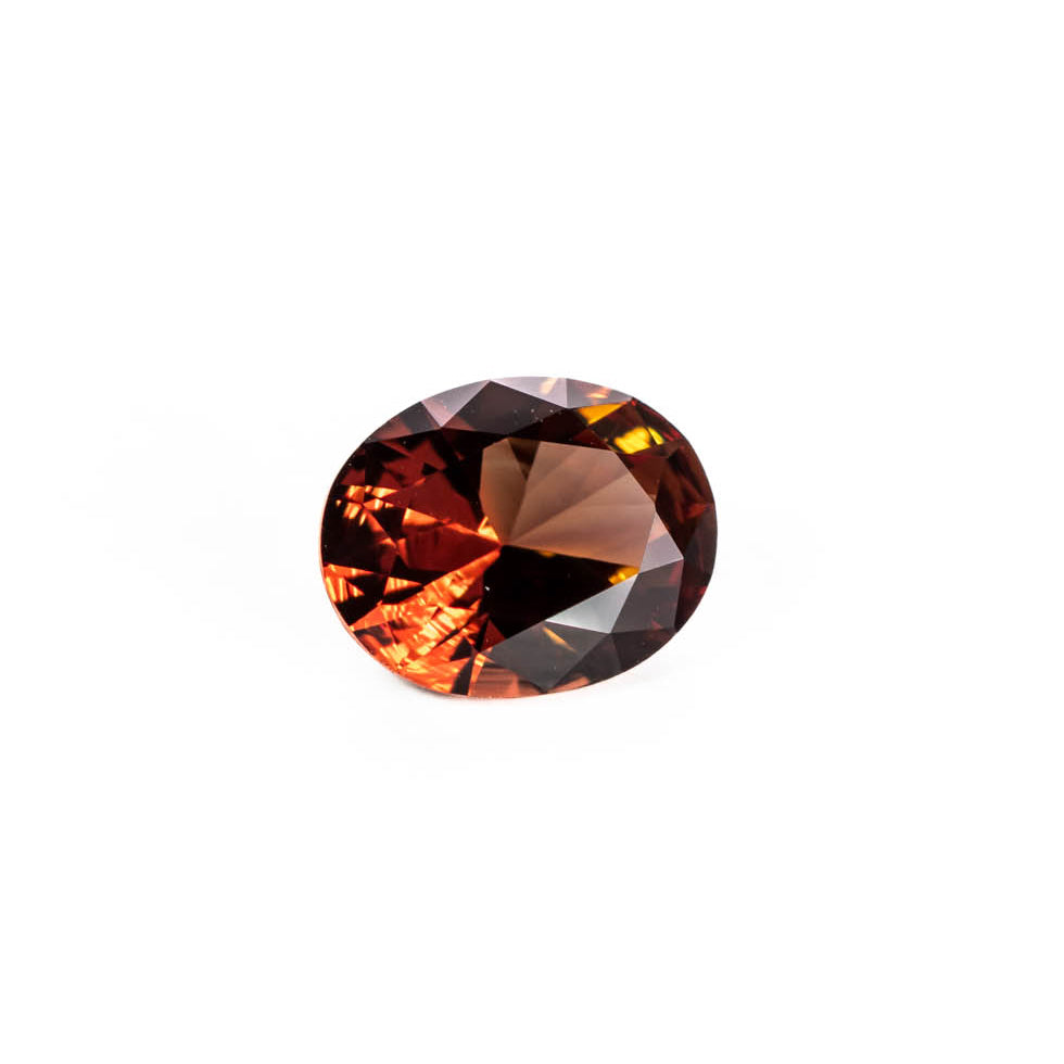 Nanosital #E-120 Garnet Cognac Oval 10*8 mm, Oval 12*10