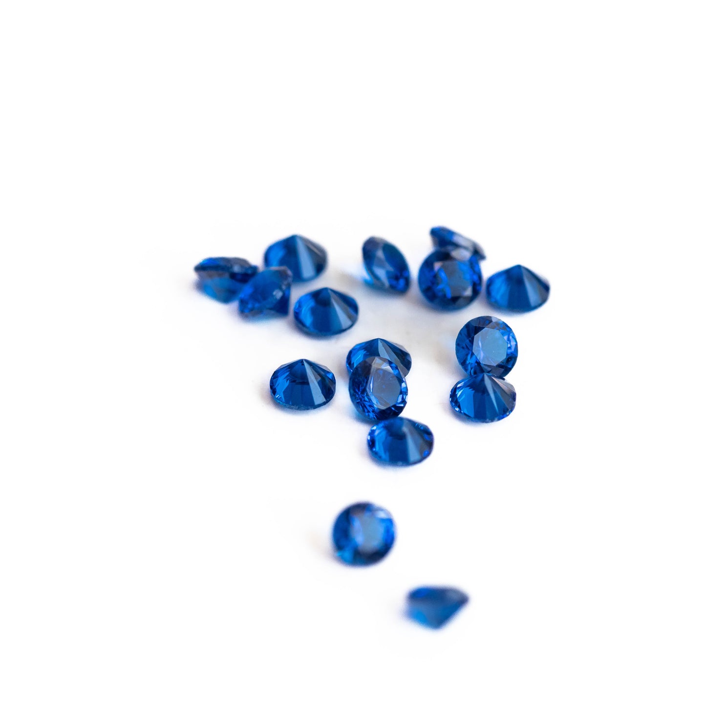 Nanosital Sapphire Blue Medium / Dark Round 3 mm pack 100 pcs, 500 pcs