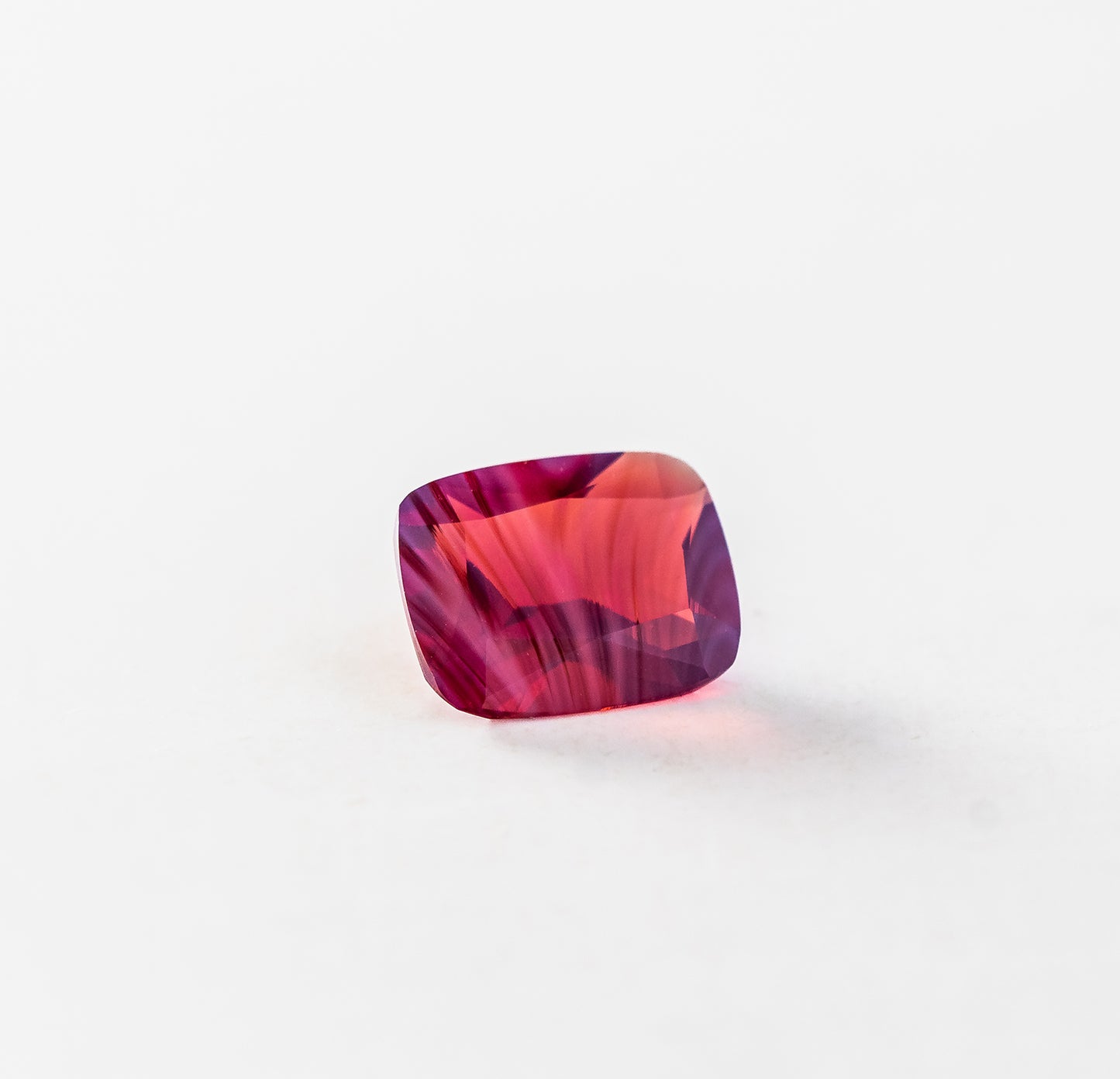 Nanosital Violet - Red Ruby with inclusions