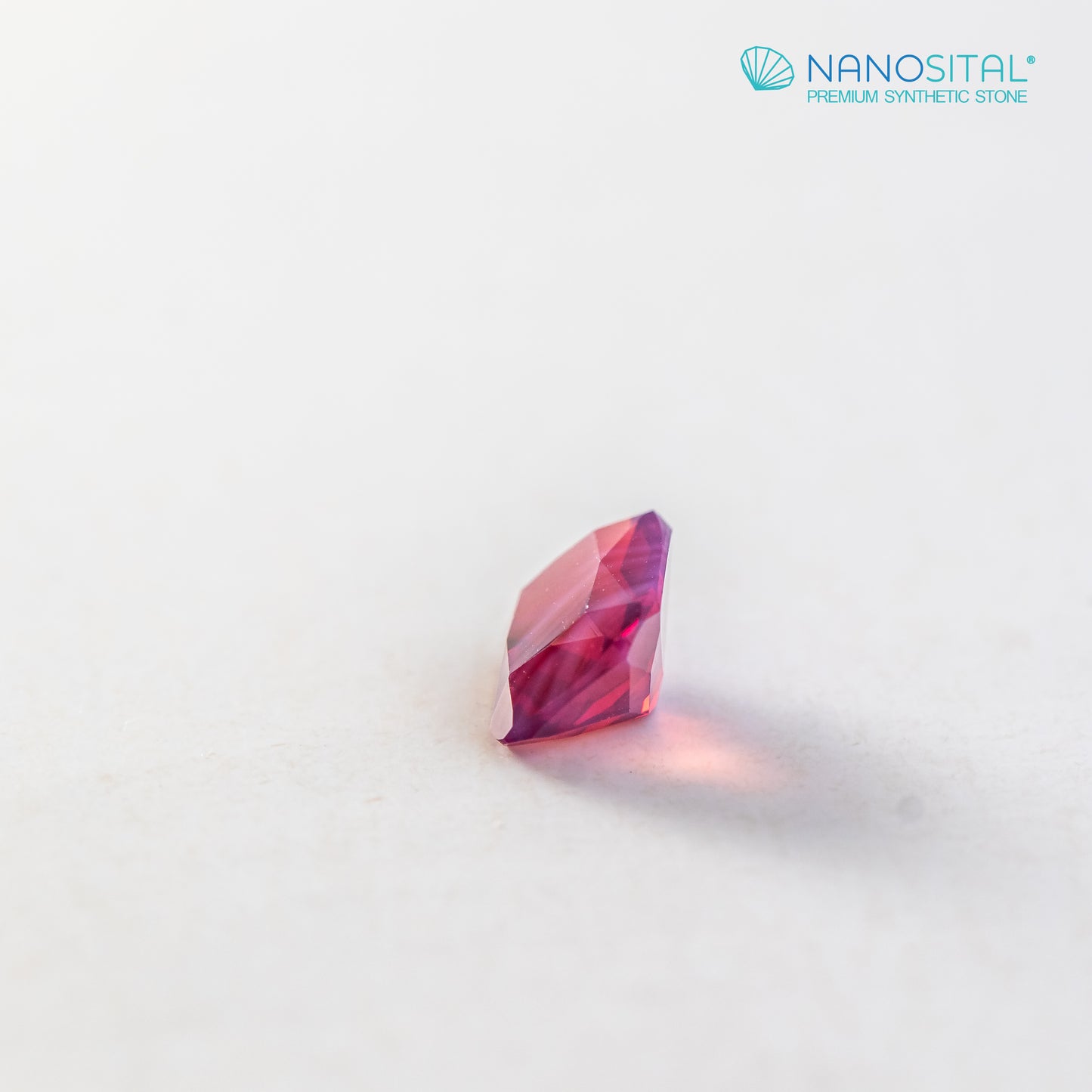 Nanosital Violet - Red Ruby with inclusions