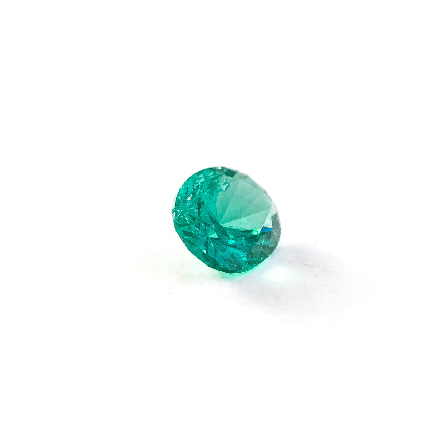 Nanosital #Z-22 Emerald with inclusions Oval 8*6 mm