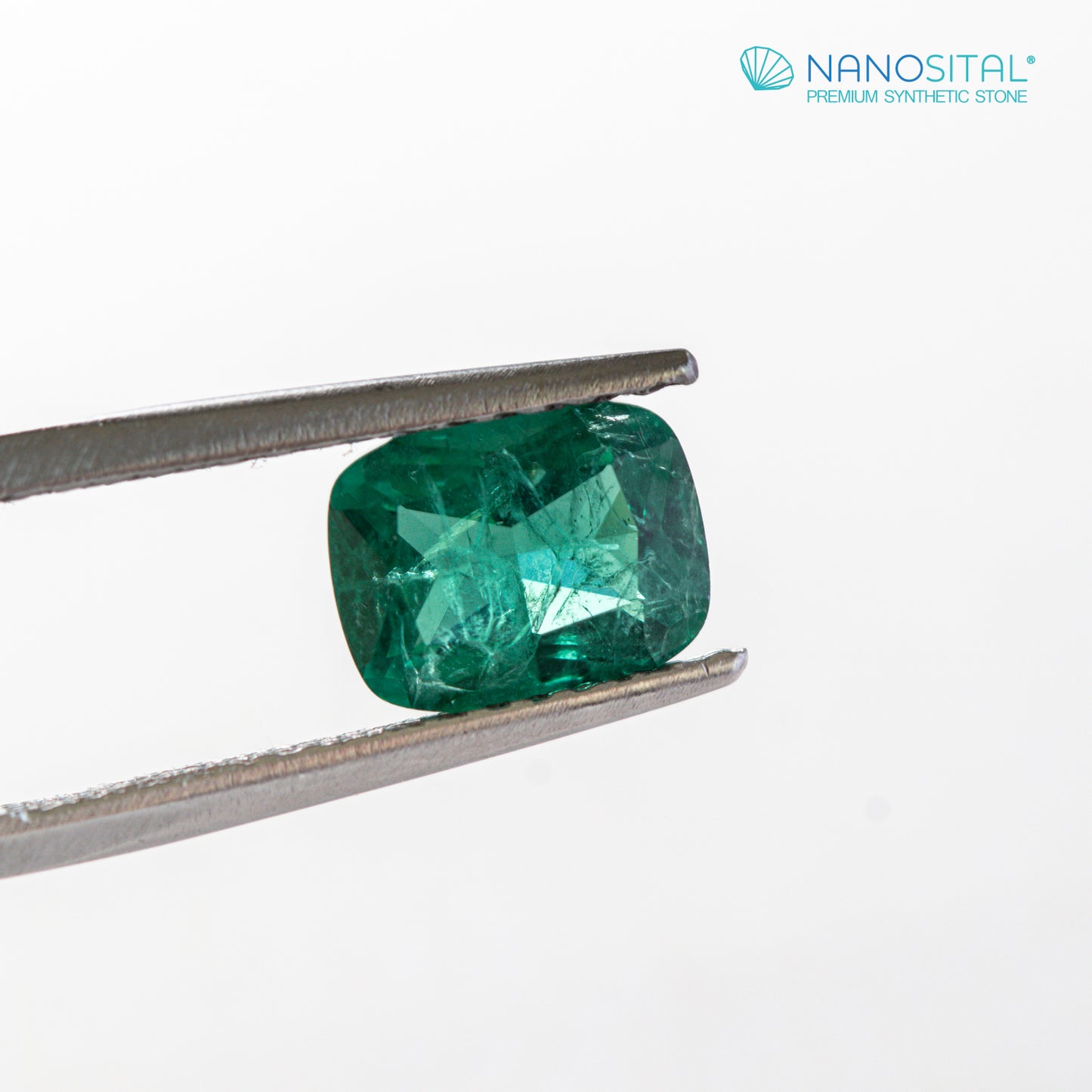 Nanosital #Z-22 Emerald with inclusions