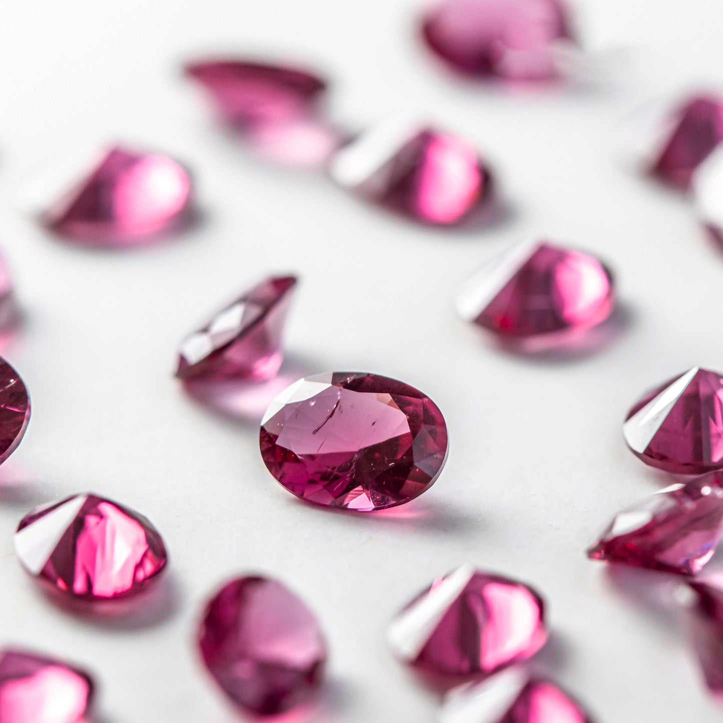 Nanosital #Z-R4 Rubellite with inclusions Oval 8*6 mm