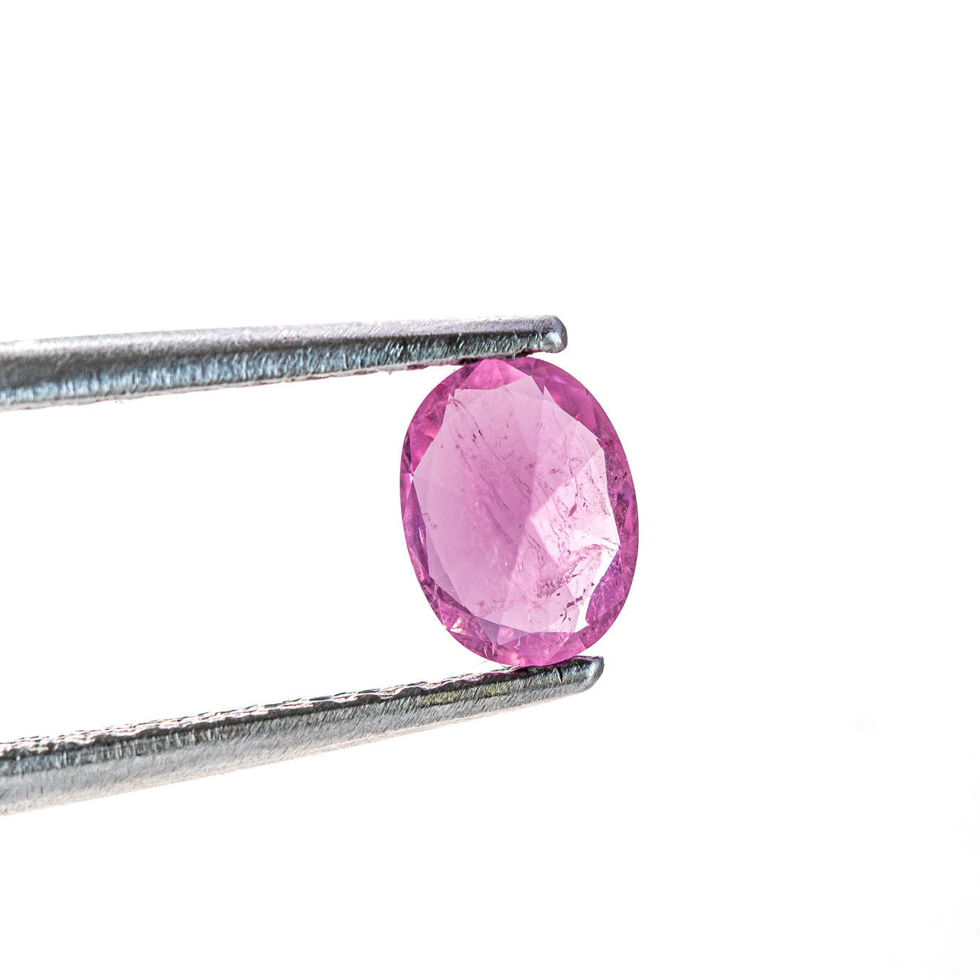 Nanosital #Z-8483 Kunzite with inclusions Oval 8*6 mm