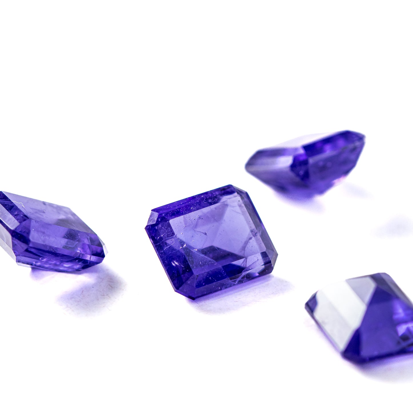 Nanosital #Z-124 Tanzanite with inclusions Octagon 12*10 mm