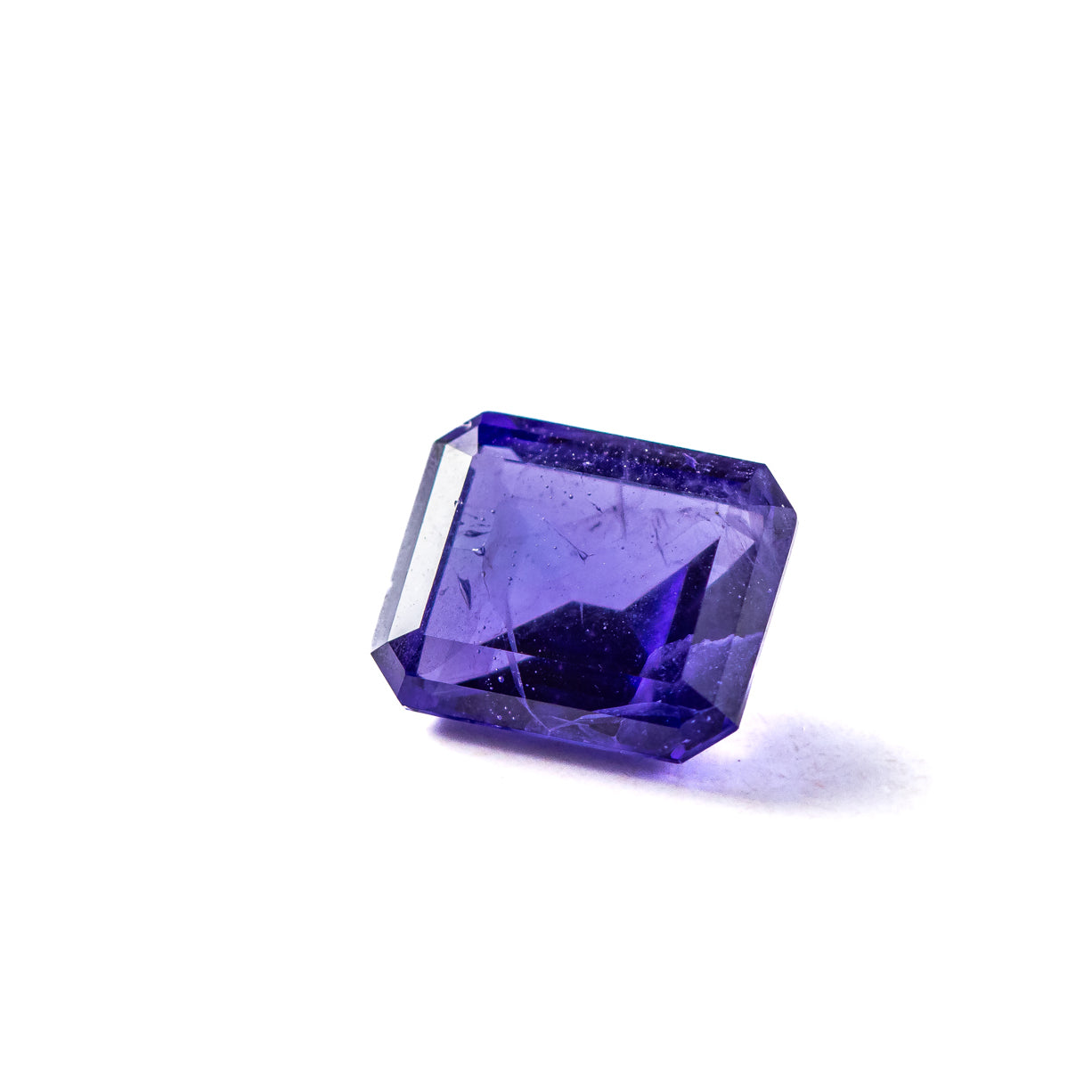 Nanosital #Z-124 Tanzanite with inclusions Octagon 12*10 mm