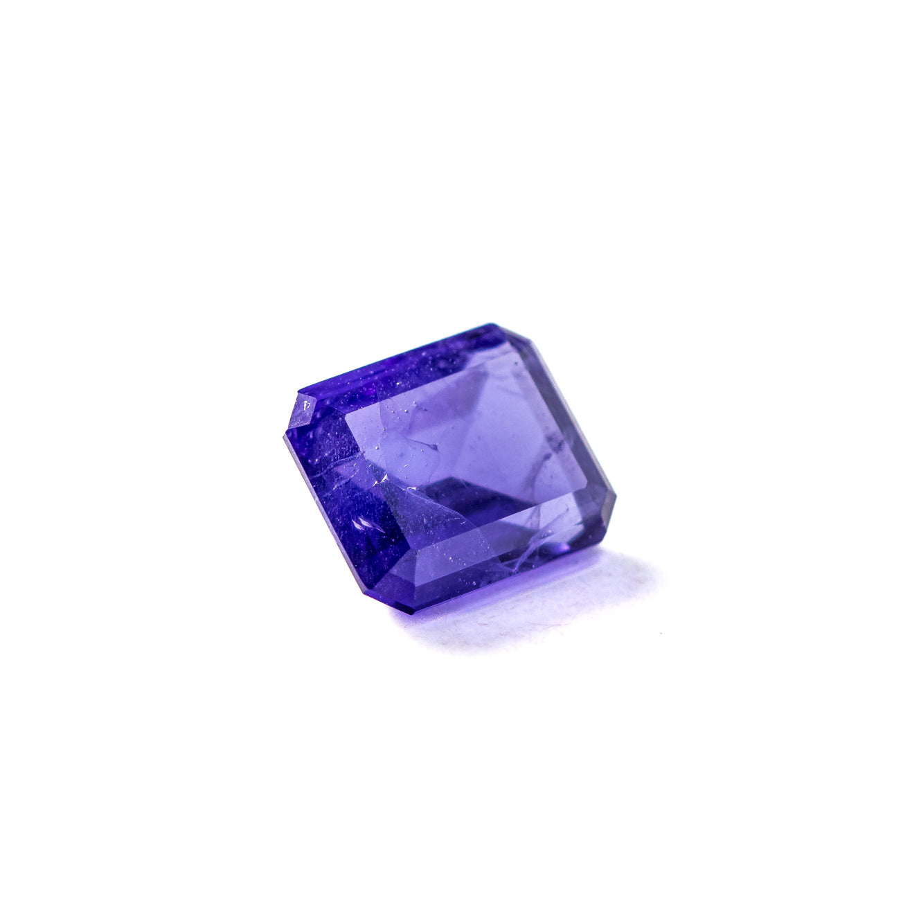 Nanosital #Z-124 Tanzanite with inclusions Octagon 12*10 mm