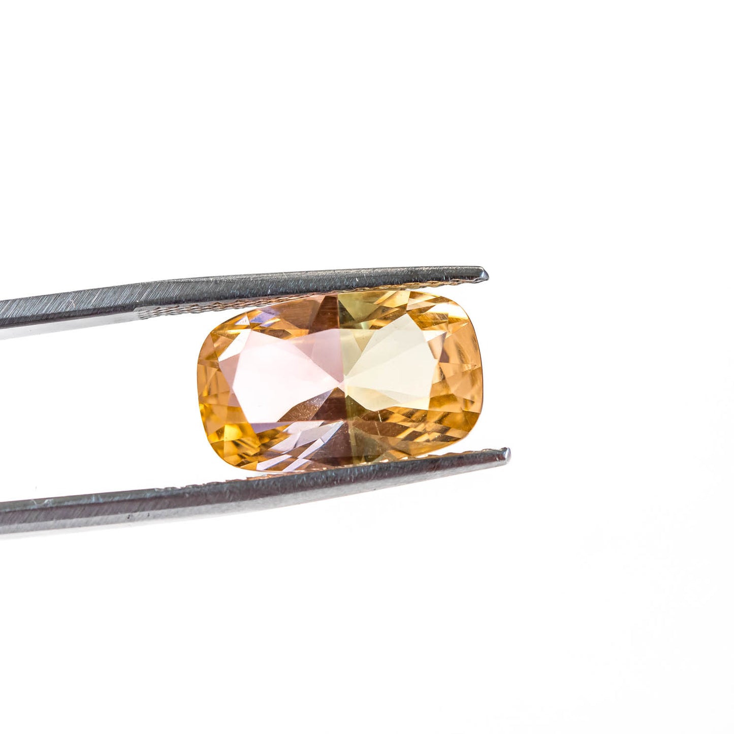 Nanosital Bi-color Champagne-Yellow #777+E-399 Cushion 16*10 mm