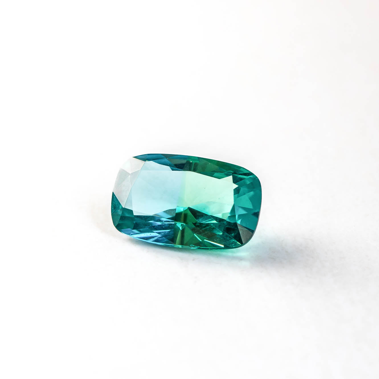 Nanosital Bi-color Blue-Green #A-111+A-5913 Cushion 13*12 mm, 16*10 mm
