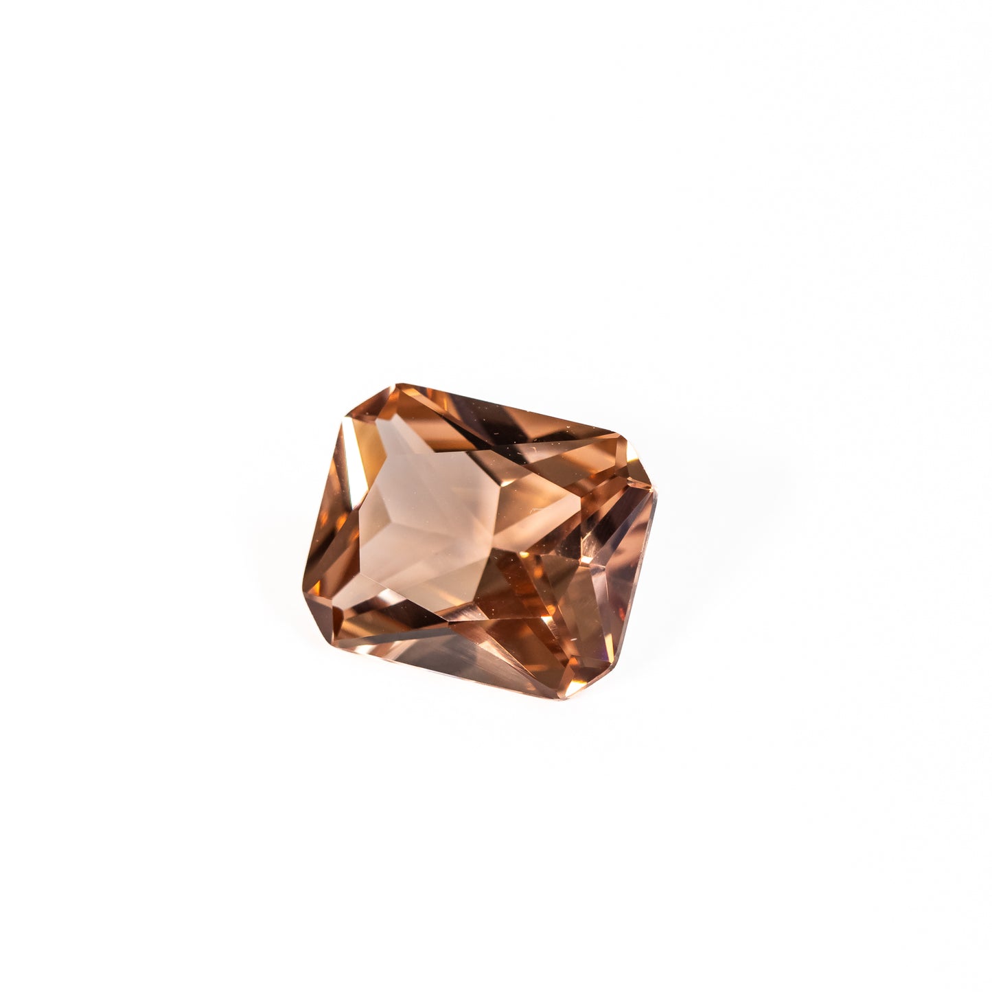 Nanosital #A-2296 Topaz Tea Dark Octagon 12*10 mm, 8*6 mm