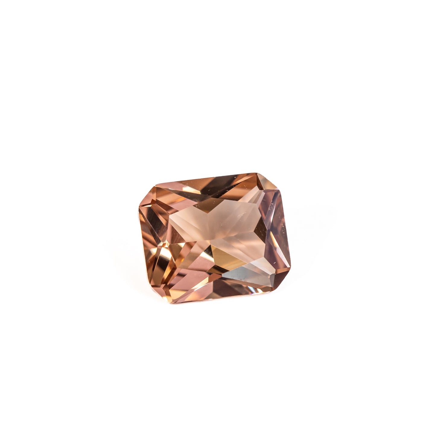 Nanosital #A-2296 Topaz Tea Dark Octagon 12*10 mm, 8*6 mm