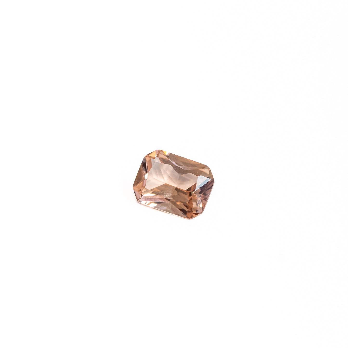 Nanosital #A-2296 Topaz Tea Dark Octagon 12*10 mm, 8*6 mm