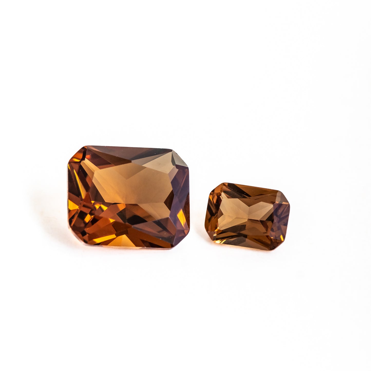 Nanosital #4 Citrine Madeira Octagon 12*10 mm, 8*6 mm