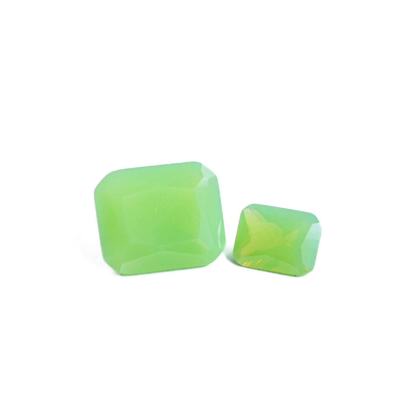 Nanosital #0012/2 Chrysoprase Medium Octagon 12*10 mm, 8*6 mm