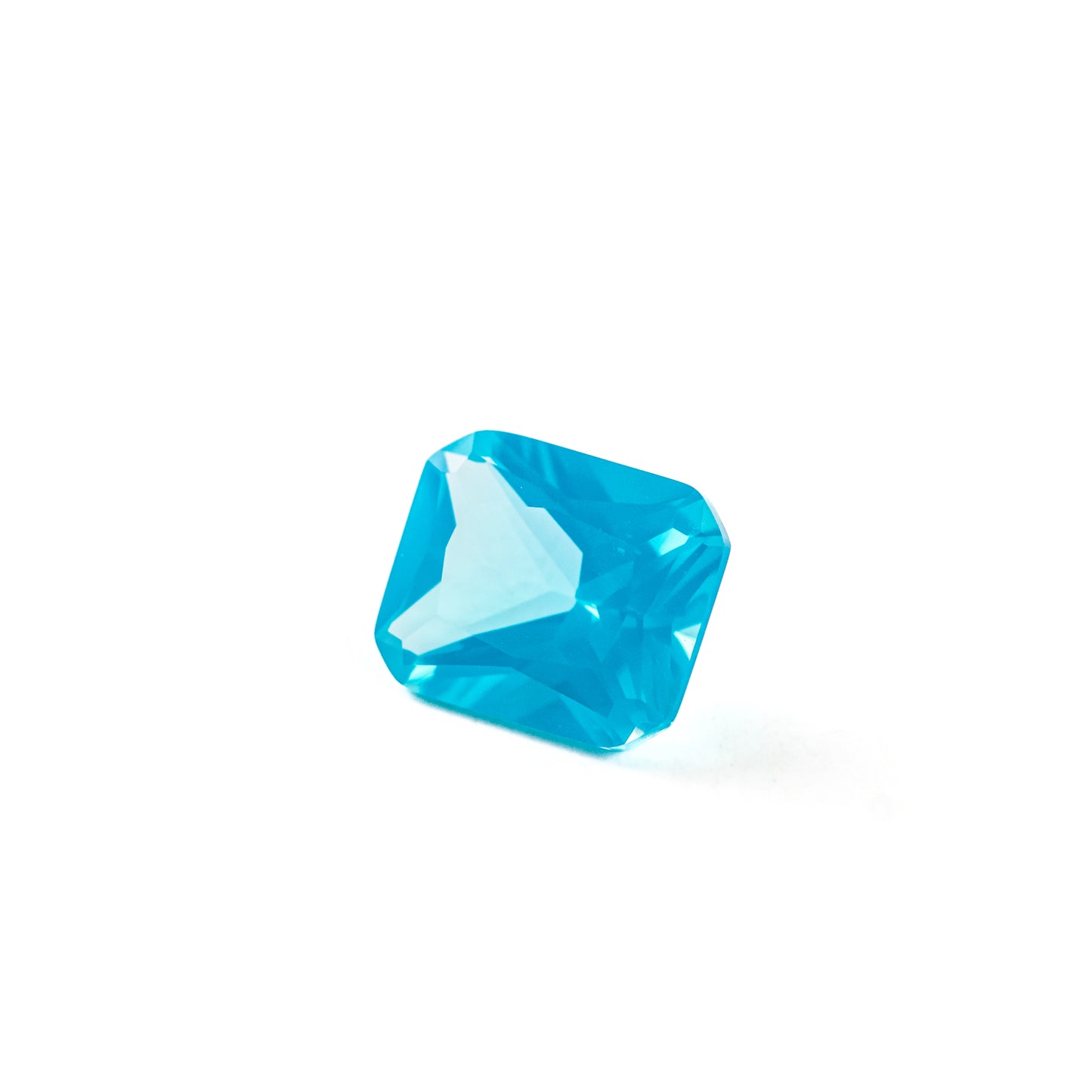 Nanosital #E-224/2 Chalcedony Neon Octagon 12*10 mm, 8*6 mm
